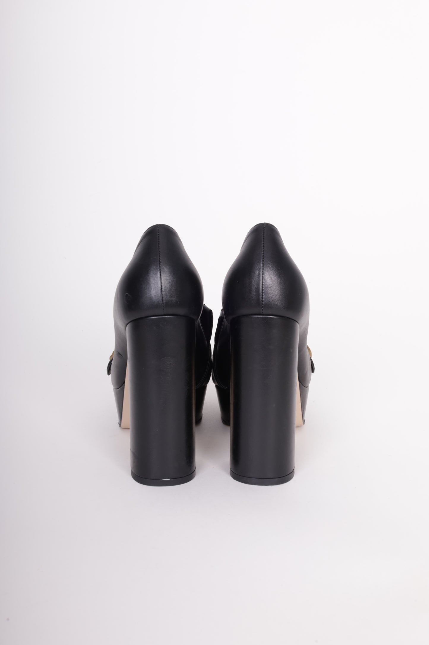 Gucci Womens Black Heels Size EU 38