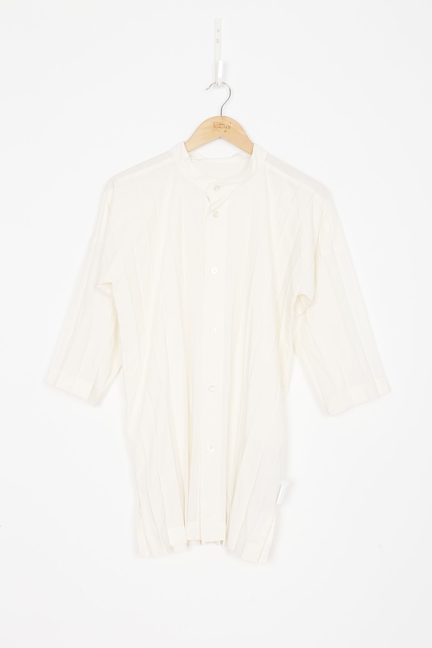 Homme Plisse Issey Miyake Mens White Shirt Size M