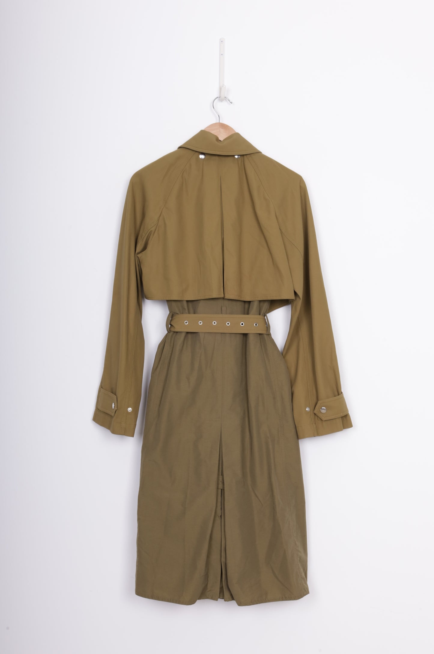Helmut Lang Womens Green Coat Size S