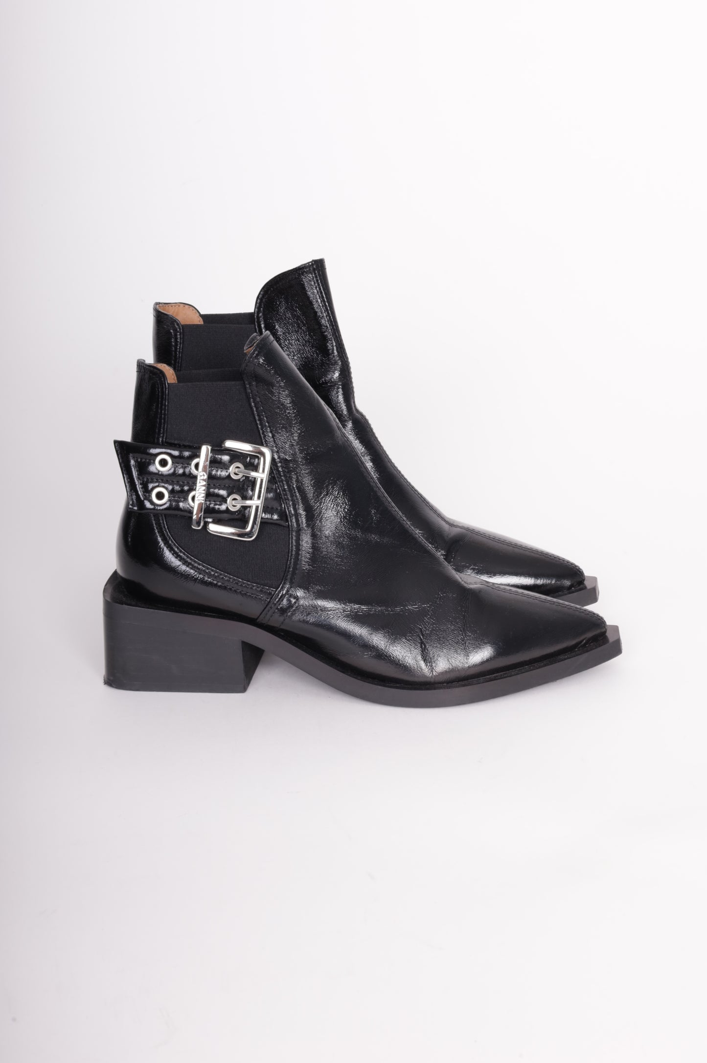 Ganni Womens Black Shoes Size EU 39