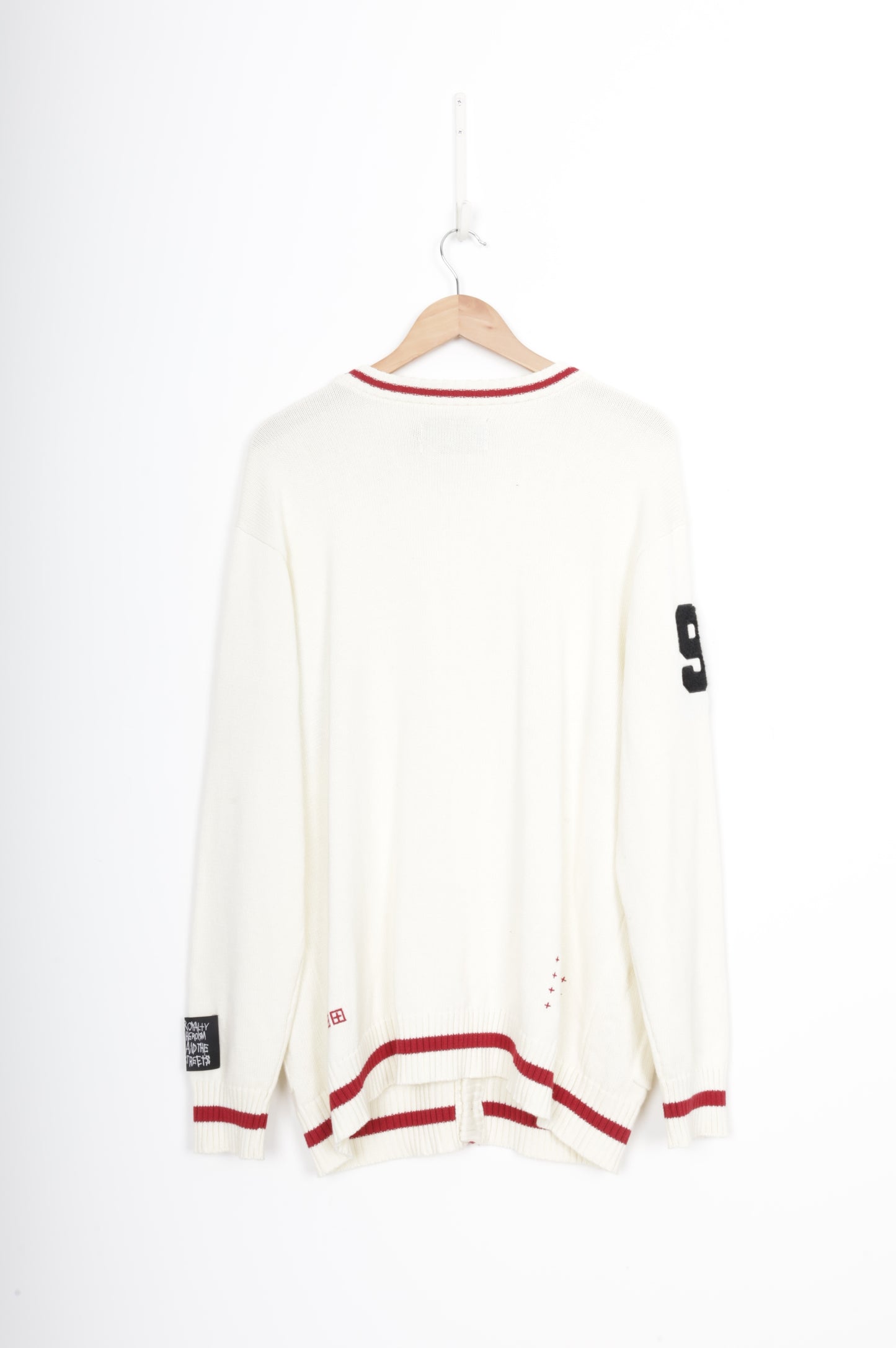 Ksubi Mens Cream Cardigan Size M