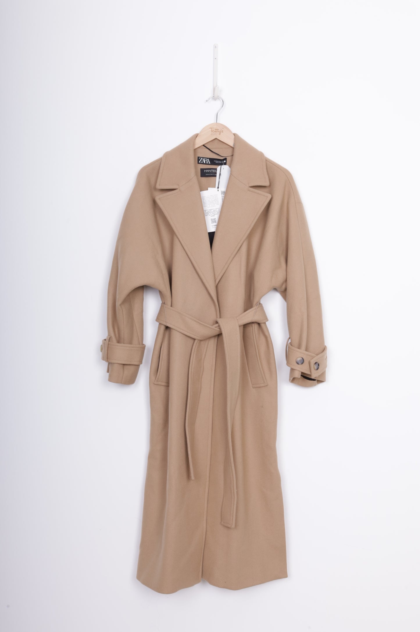 Zara Womens Brown Coat Size XS