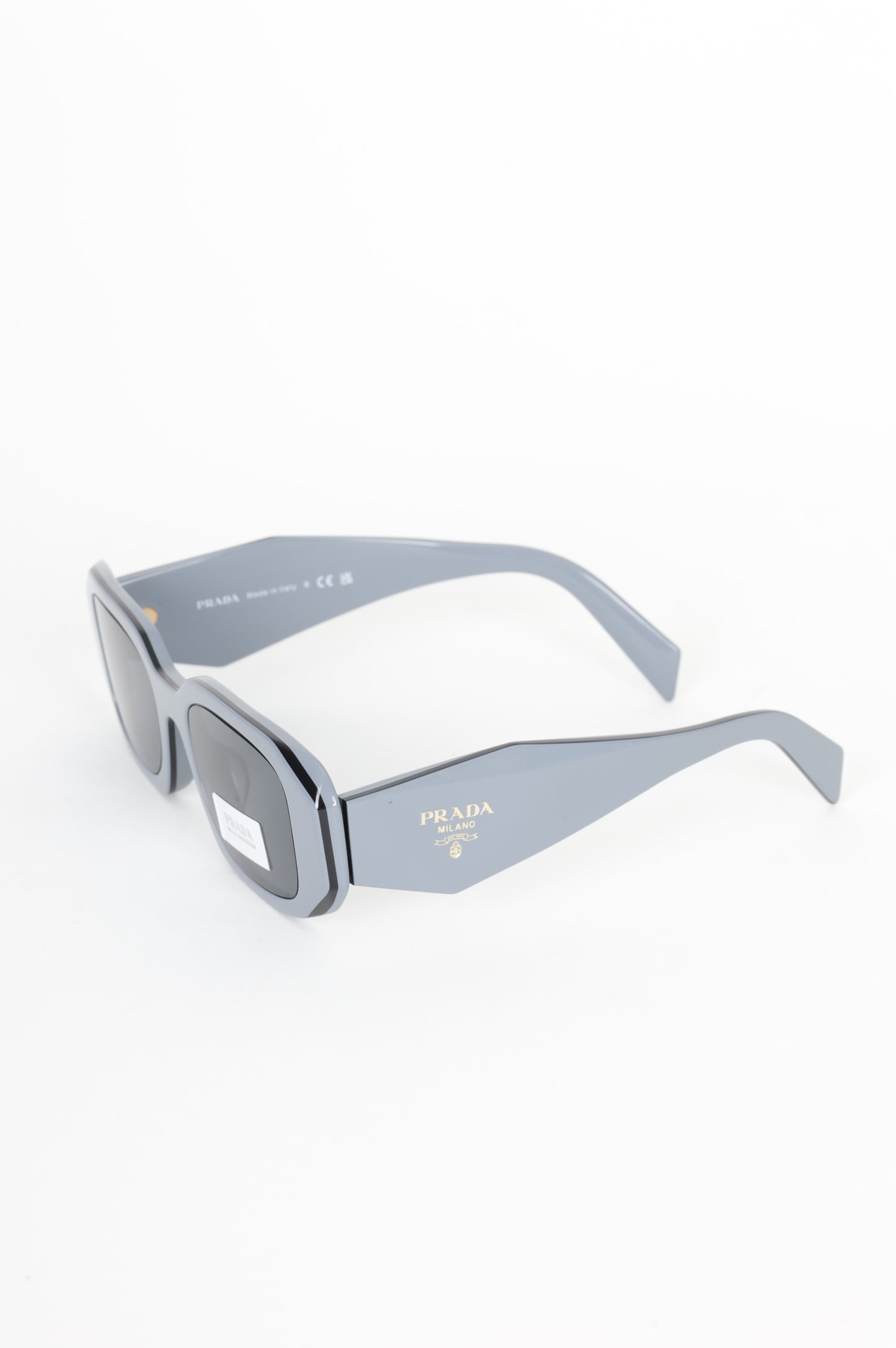 Prada Womens Grey Sunglasses Size O/S