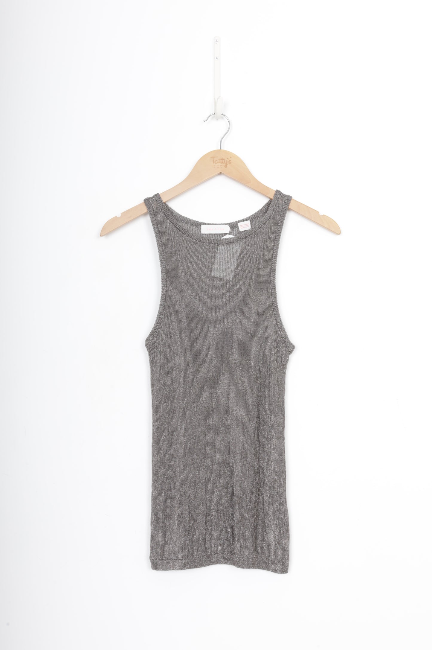 Sass & Bide Womens Metallic Singlet Size L
