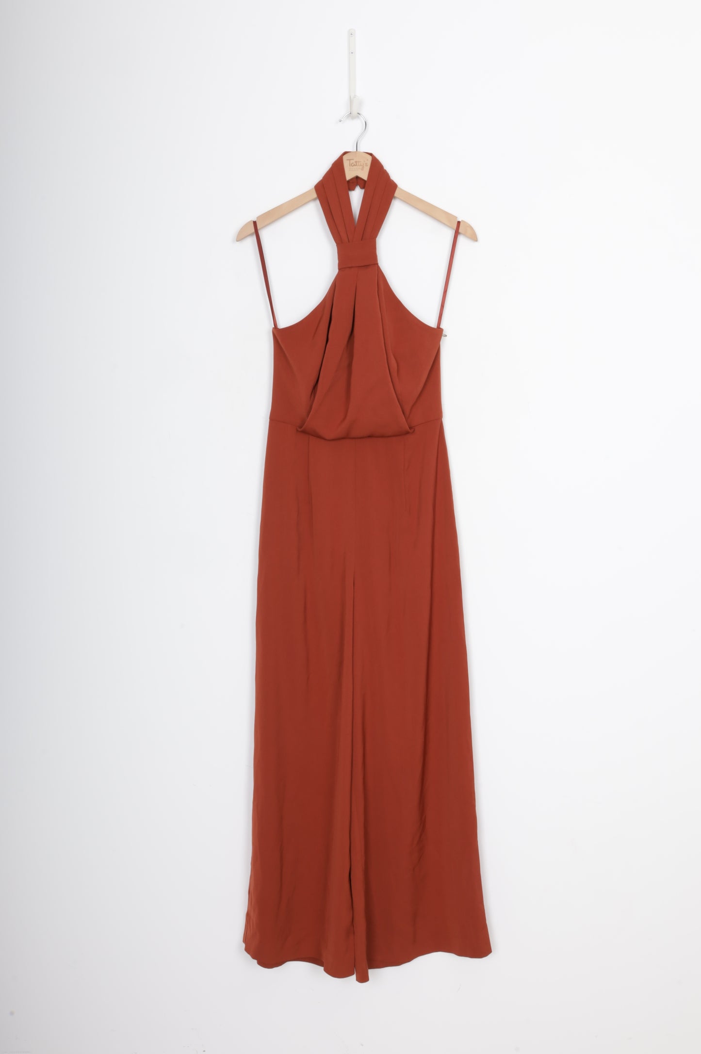 Shona Joy Womens Brown Jumpsuit Size 8