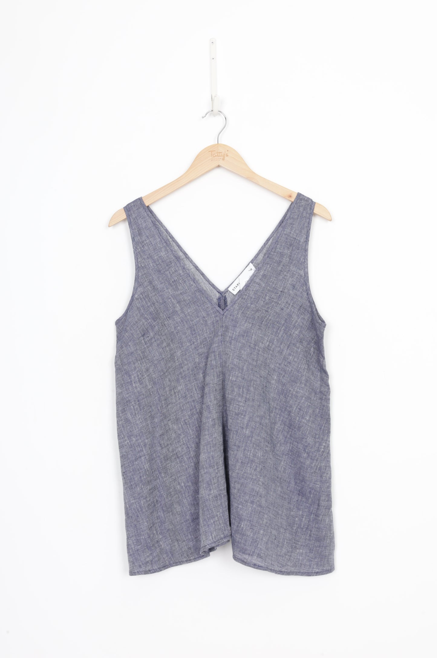 Staple + Cloth Womens Blue Top Size 12