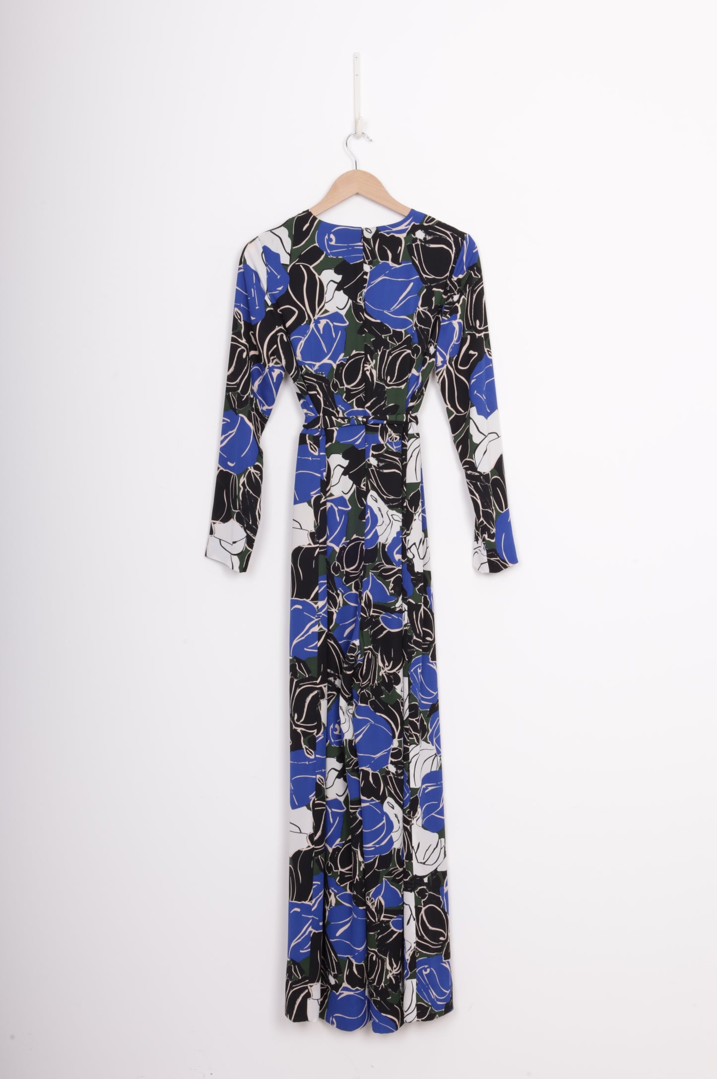 Diane von Furstenberg Womens Black Jumpsuit Size 8