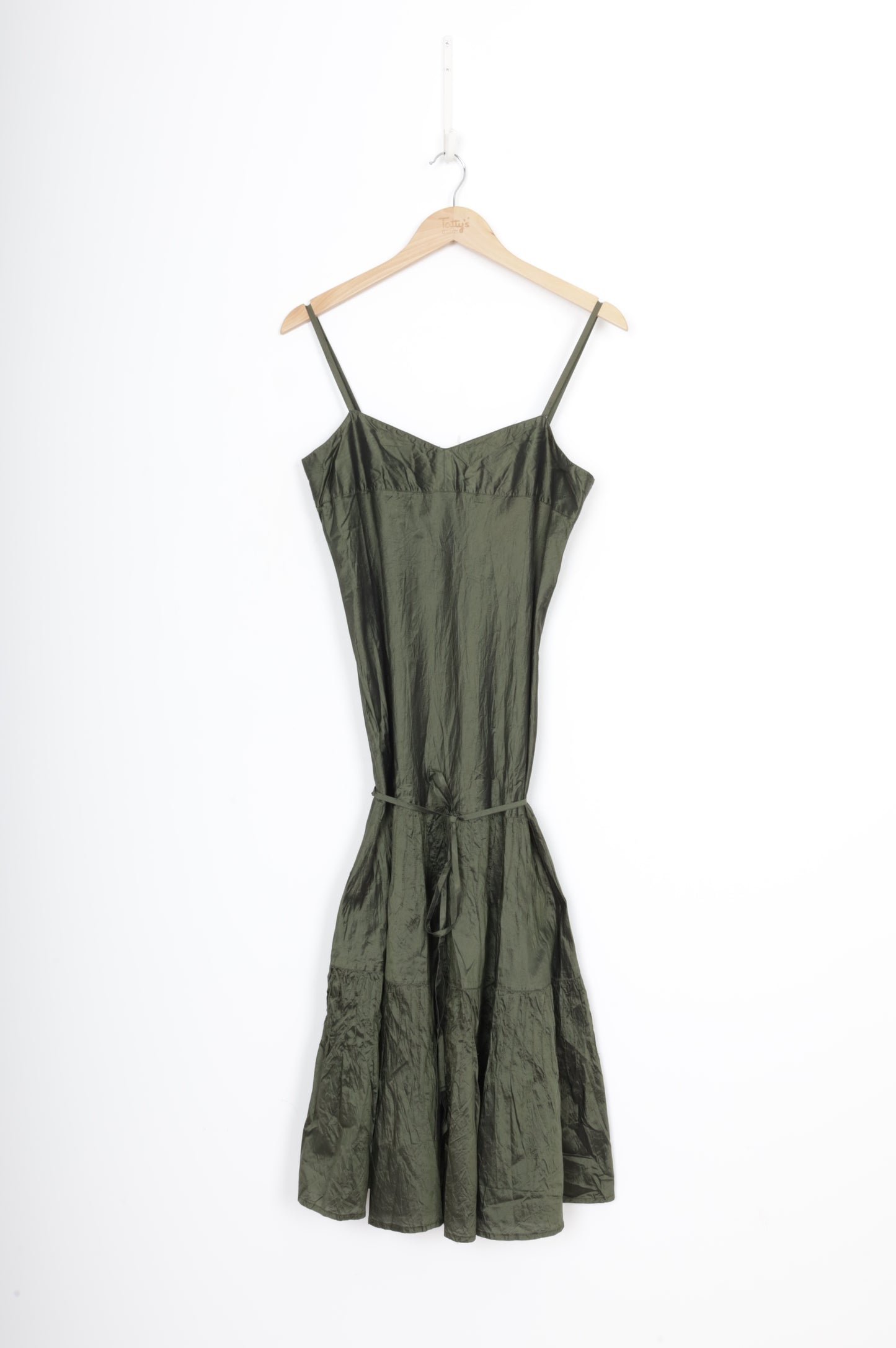 Anna Thomas Womens Green Dress Size 10
