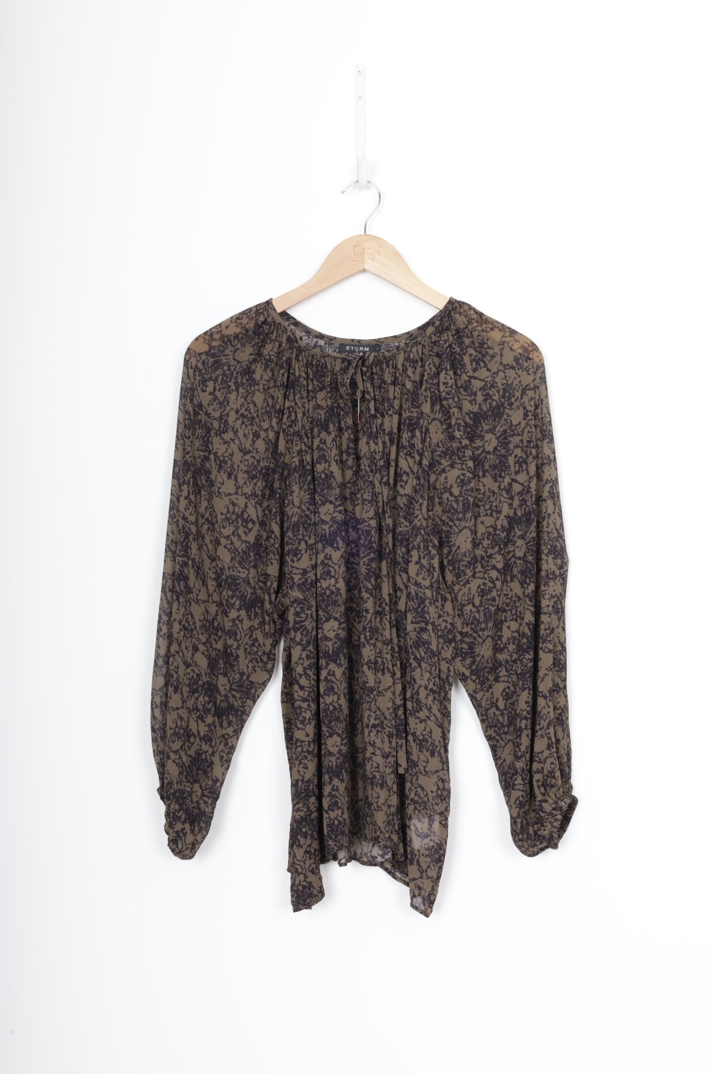 Storm Womens Brown Blouse Size L
