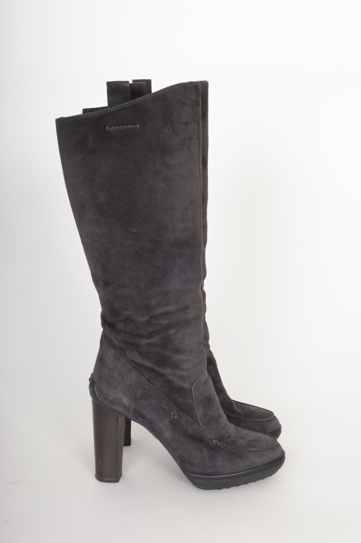 Tod's Womens Grey Boots Size EU 40