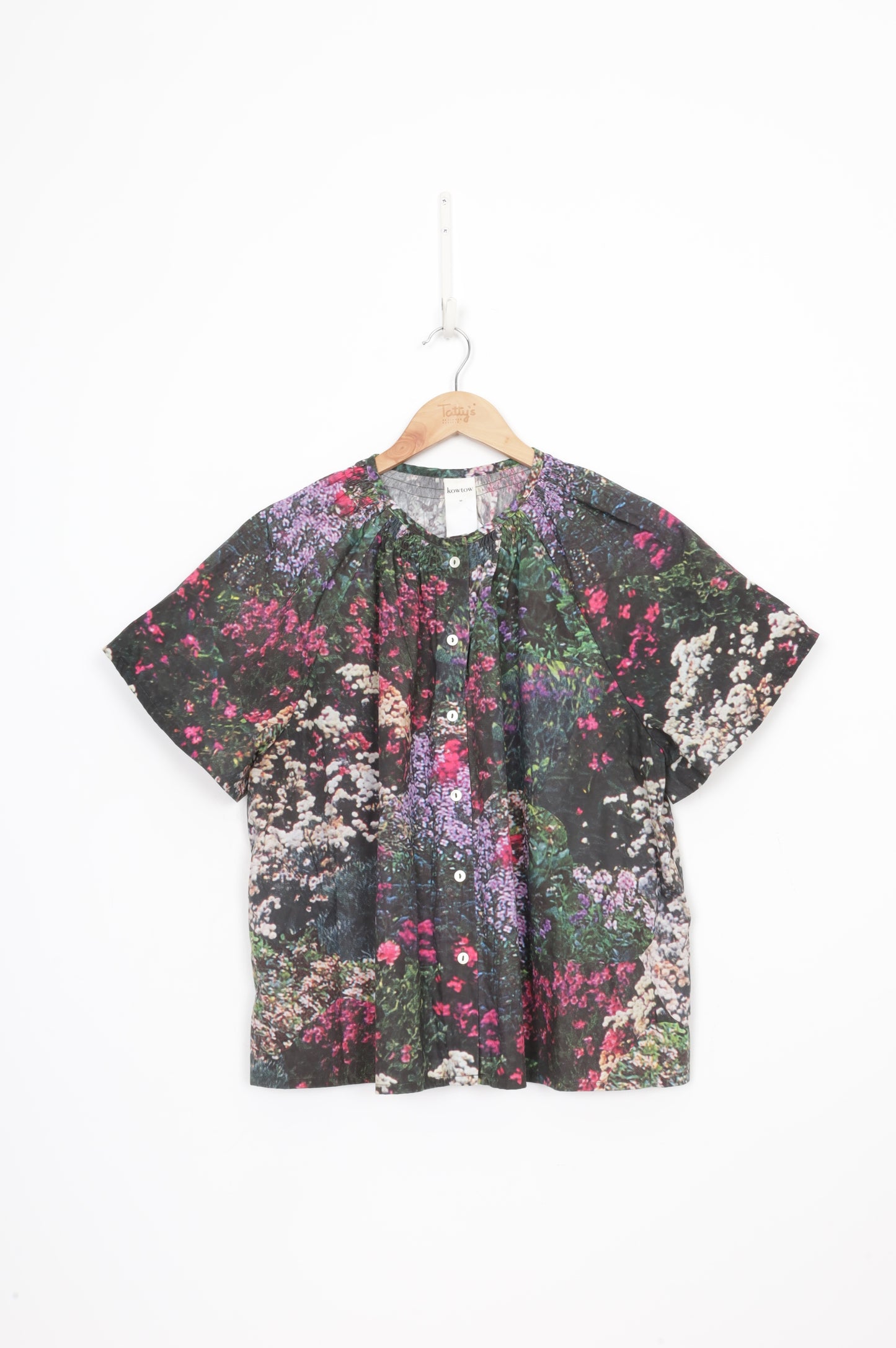 Kowtow Womens Green Shirt Size M