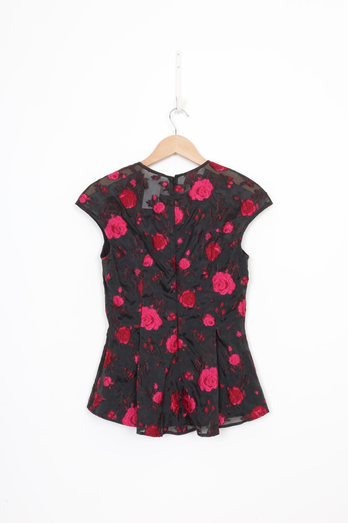 Lela Rose Womens Black Top Size 2