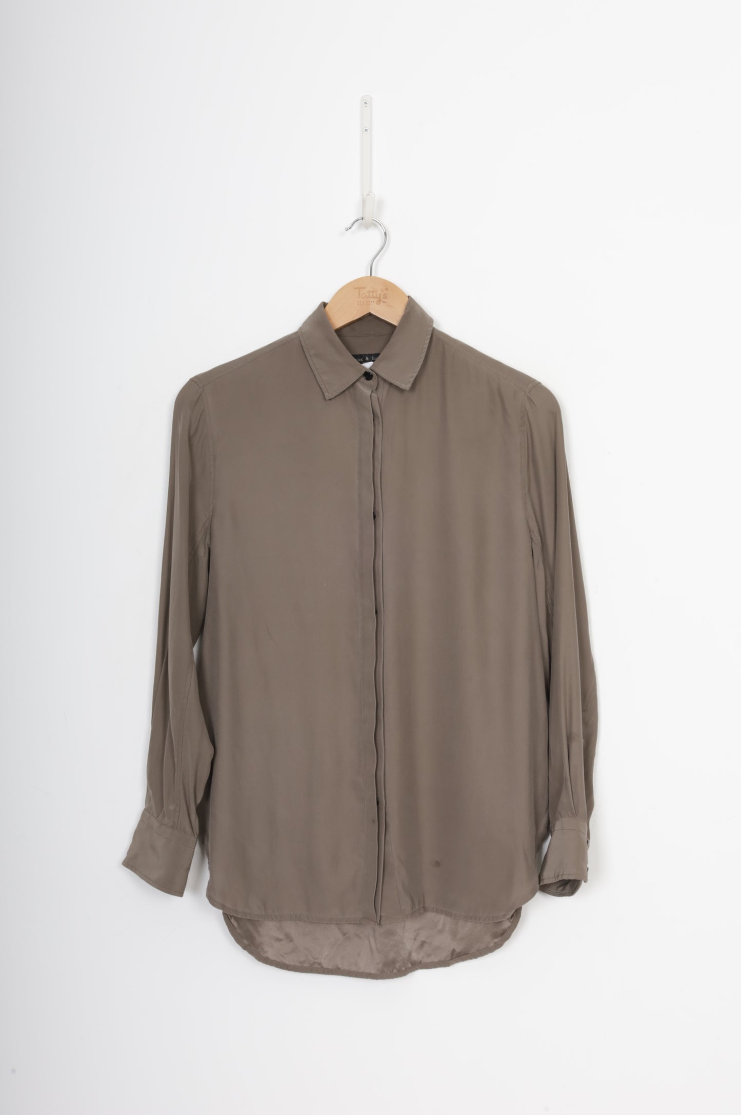 Rag & Bone Womens Brown Shirt Size XS
