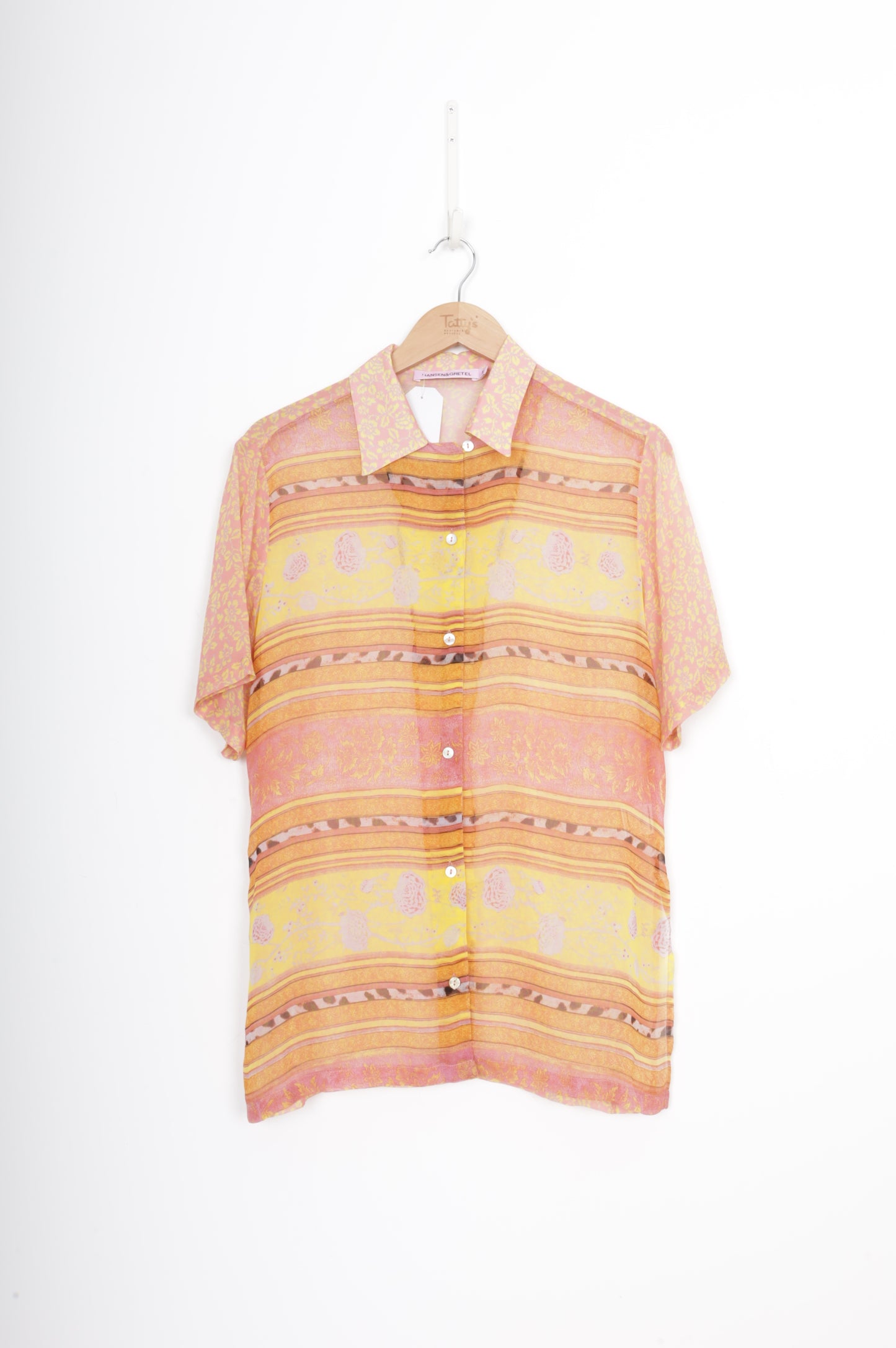 Hansen & Gretel Womens Pink Shirt Size S