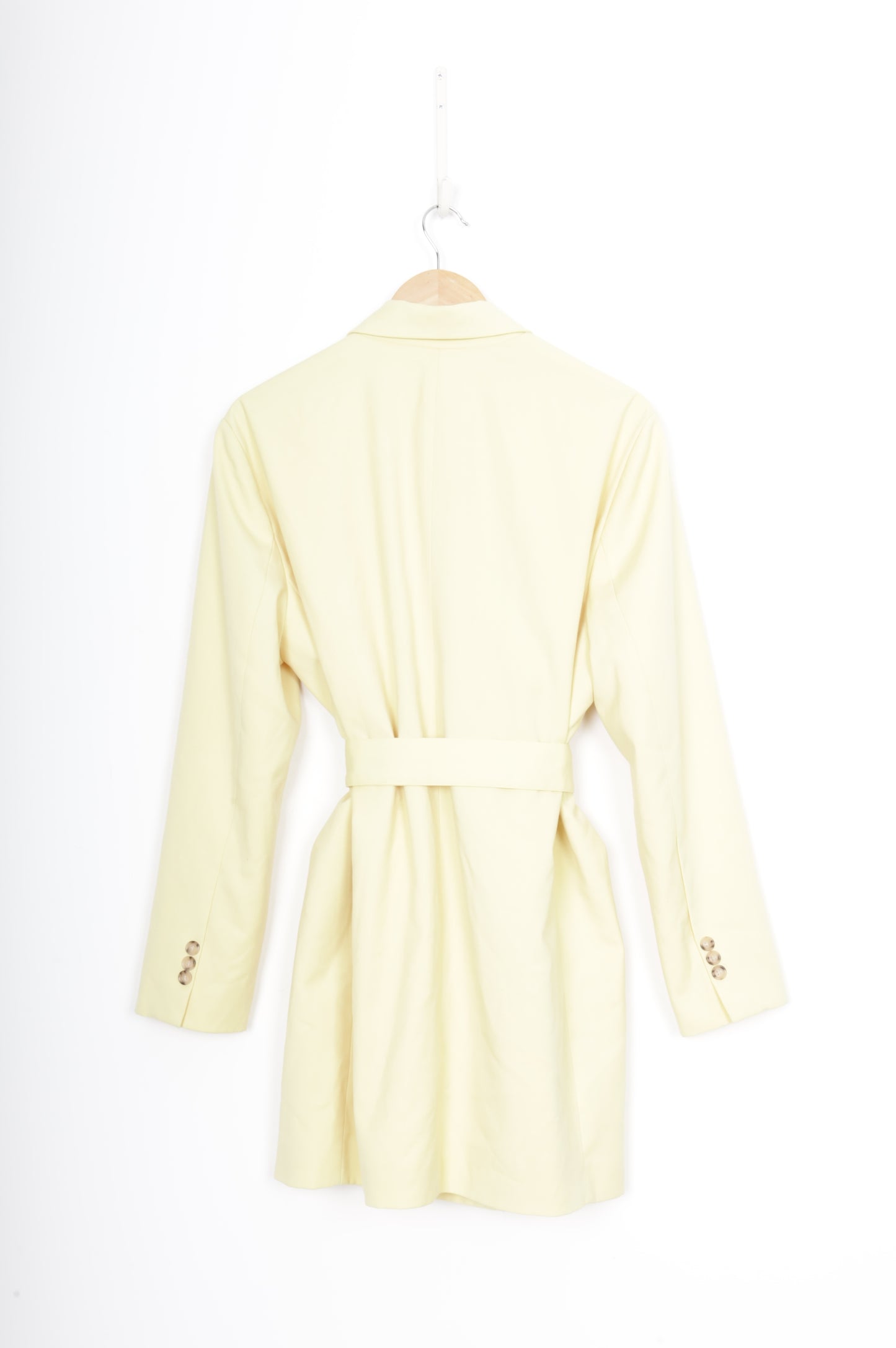 Frankie Shop Womens Yellow Coat Size XS