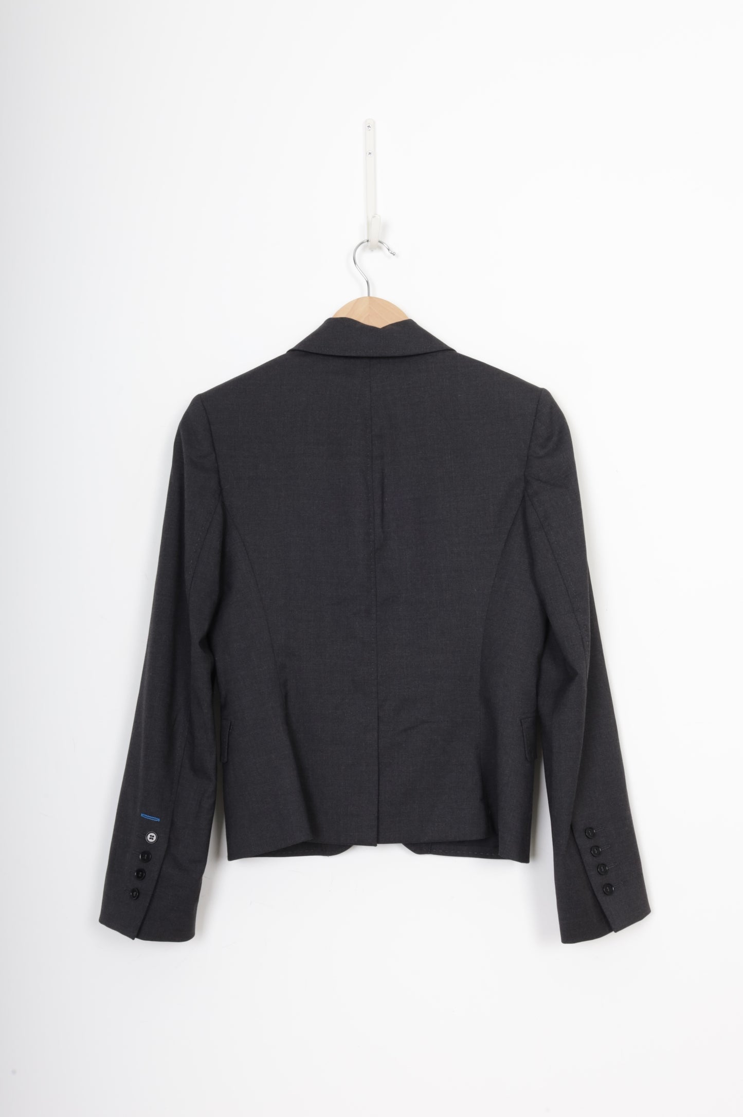 Paul Smith Black Womens Grey Blazer Size EU 42