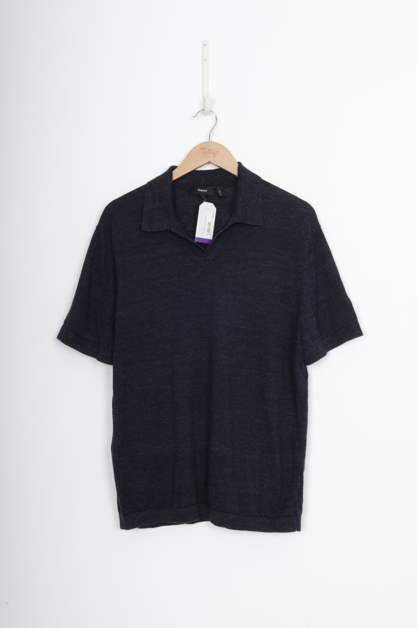 Theory Womens Blue Shirt Size L
