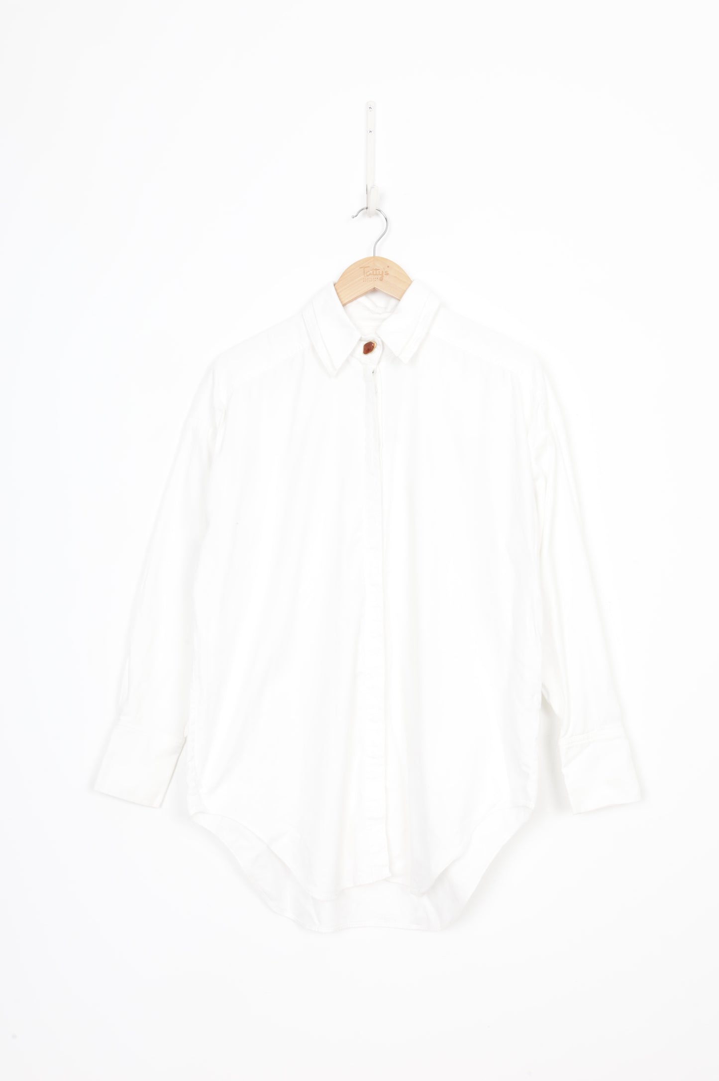 Aje Womens White Shirt Size 8