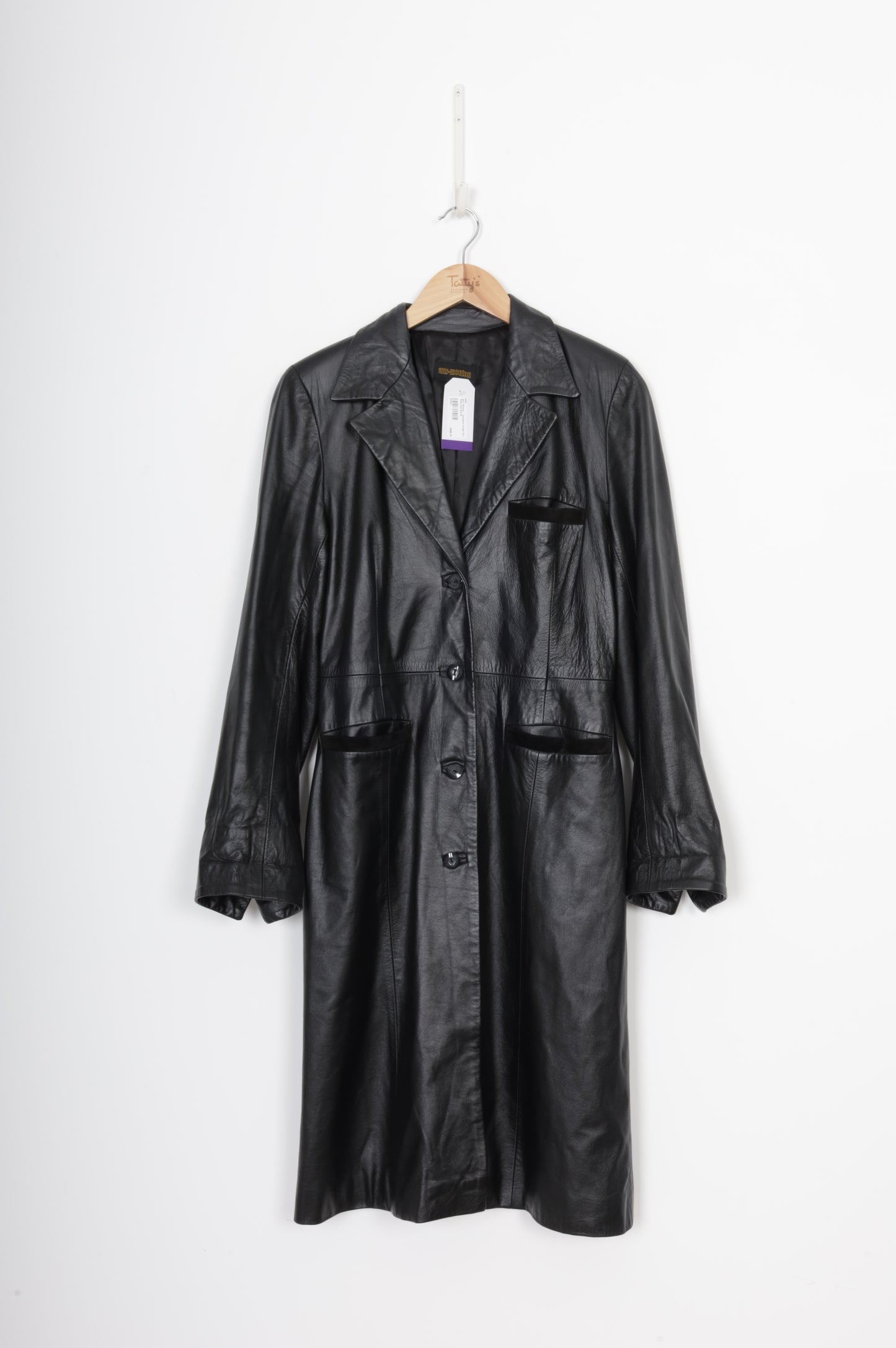 Aus-Mouton - Australian Vintage Womens Black Coat Size M