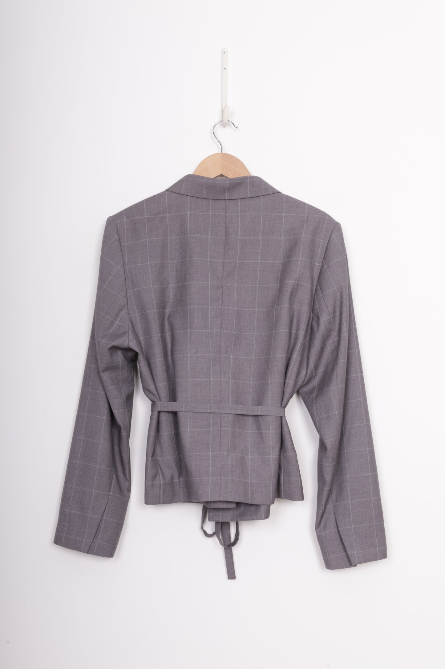 Karen Walker Womens Grey Blazer Size 14