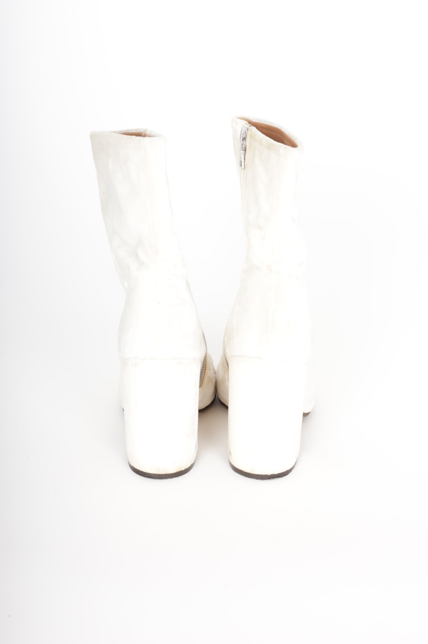 Dries Van Noten Womens White Boots Size EU 36