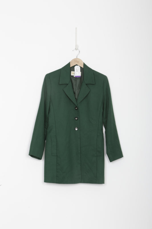 Shoshamma Womens Green Coat Size 12