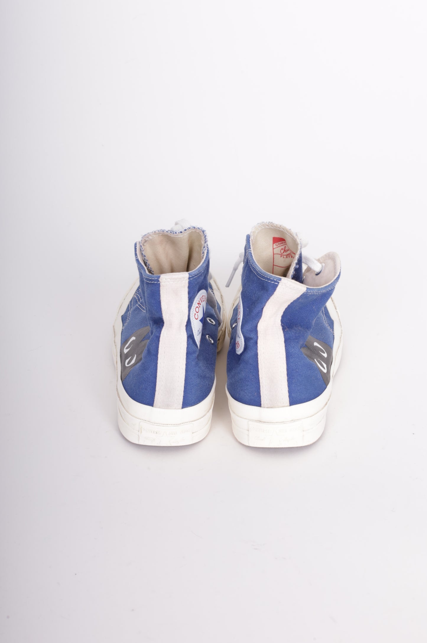 Converse X Comme Des Garcons Womens Blue Sneakers Size 39
