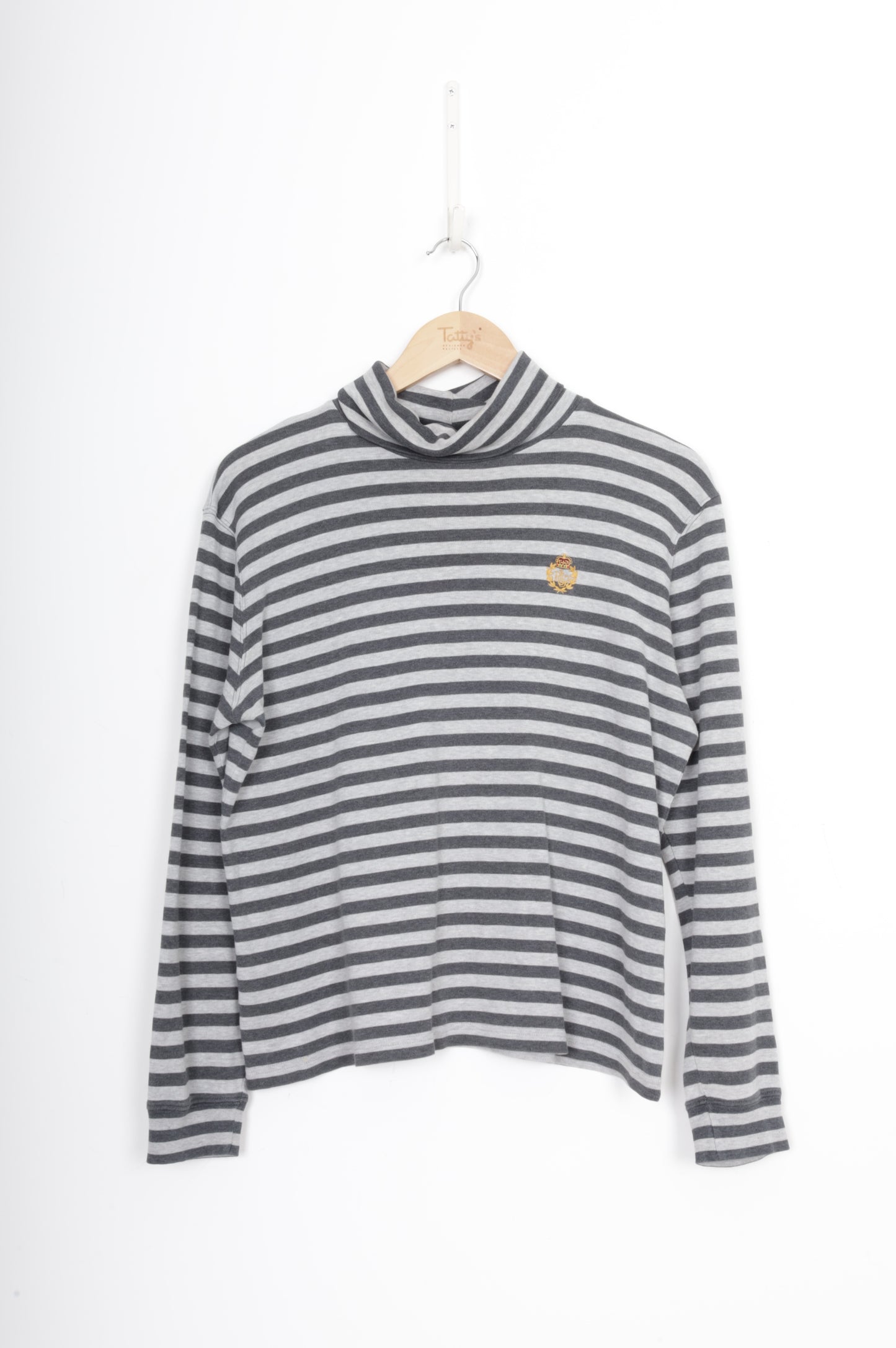 Lauren Ralph Lauren Womens Grey Top Size M