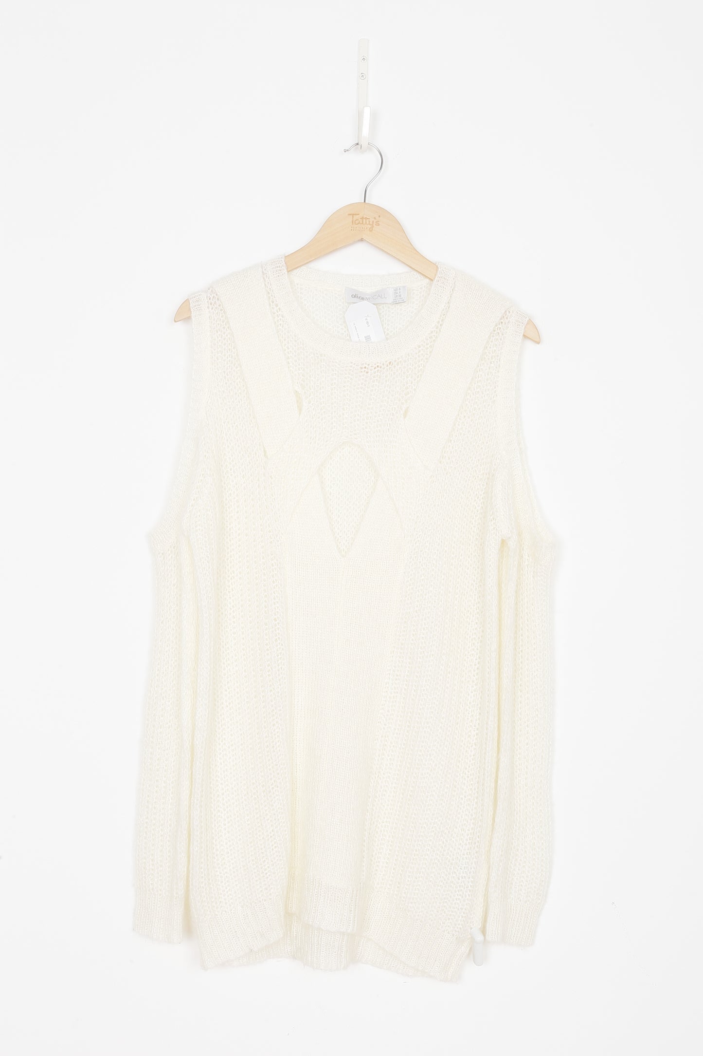 Alice Mccall Womens White Jumper Size 8