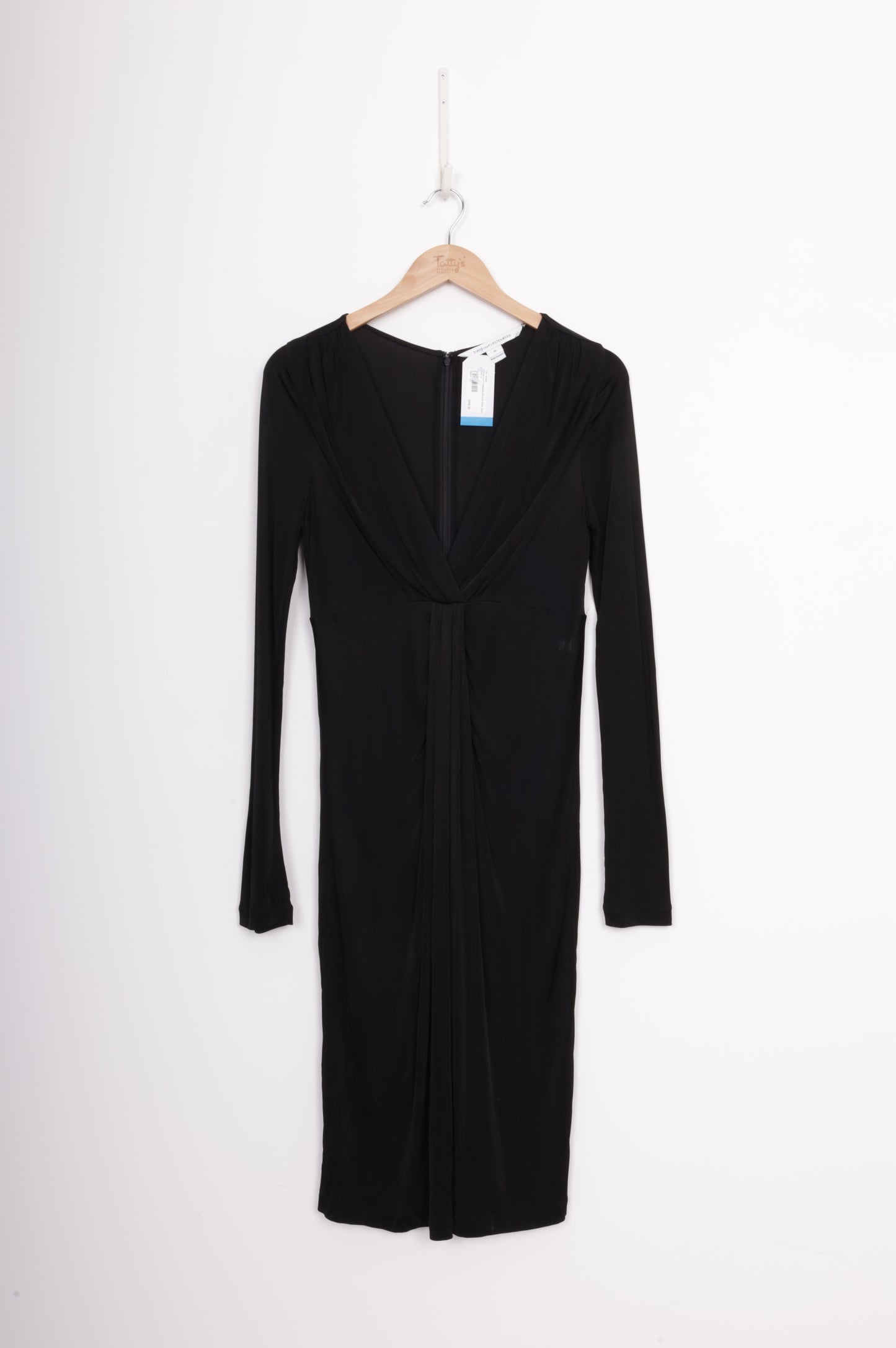 Diane von Furstenberg Womens Black Dress Size 10