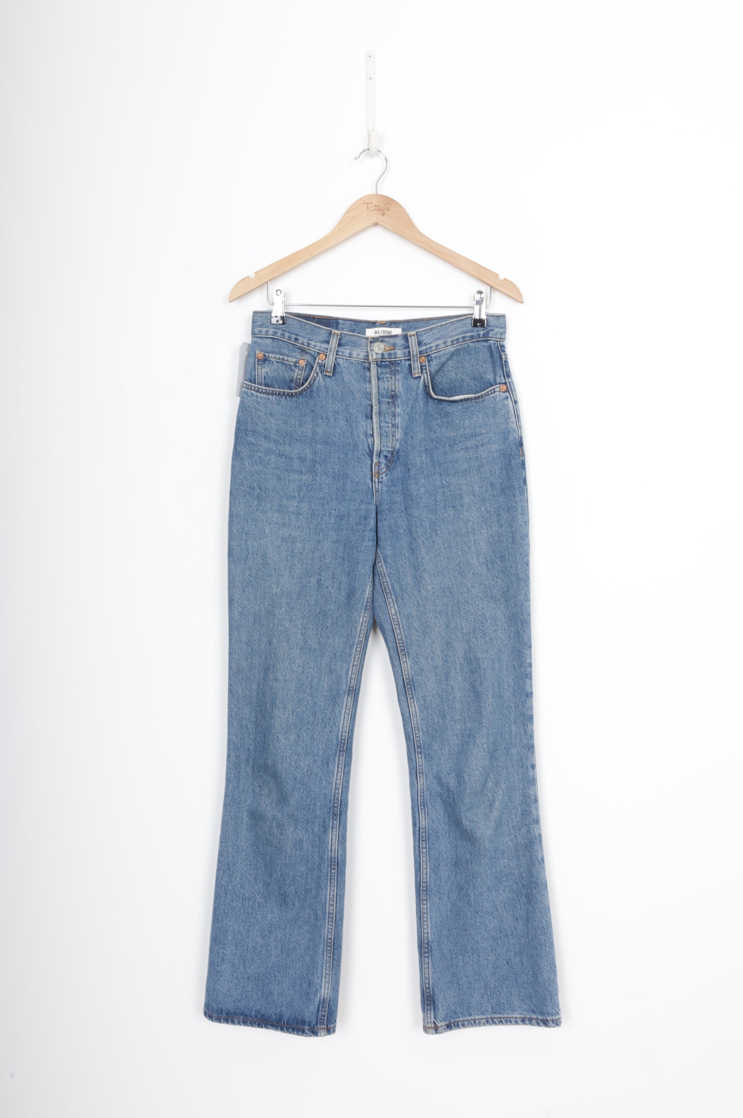 RE/DONE Womens Blue Jeans Size W 28