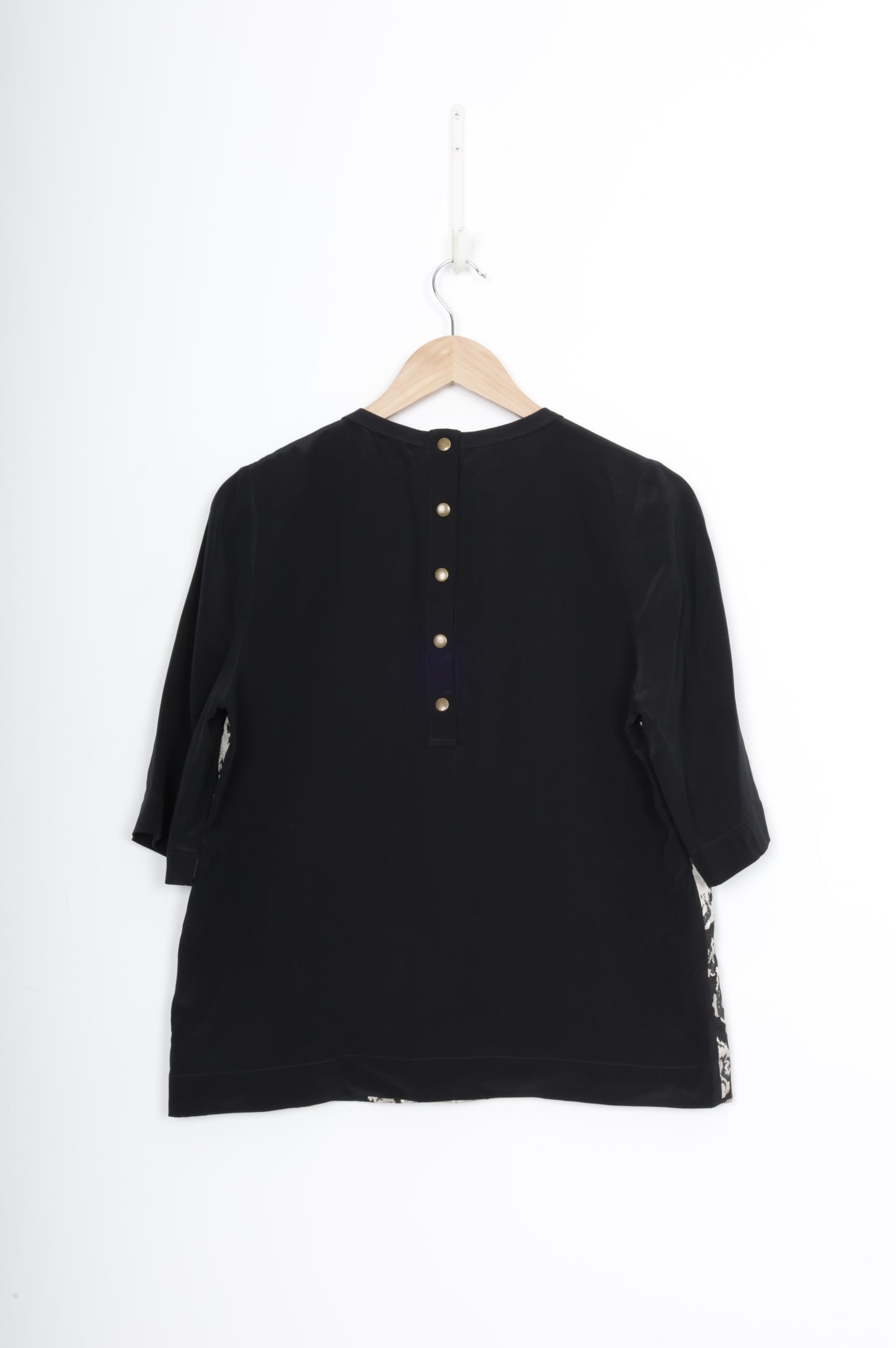 Juliette Hogan Womens Black Top Size 10