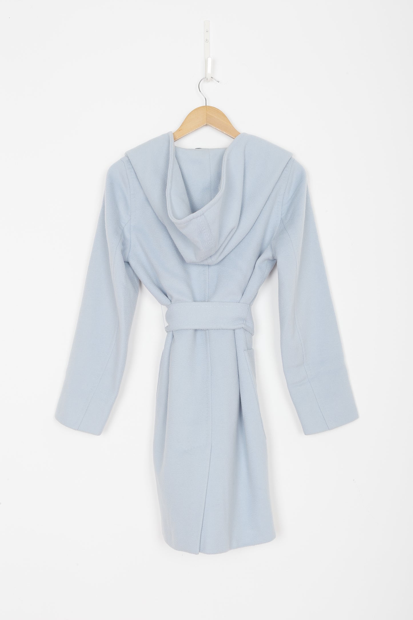 MaxMara Womens Blue Coat Size 8