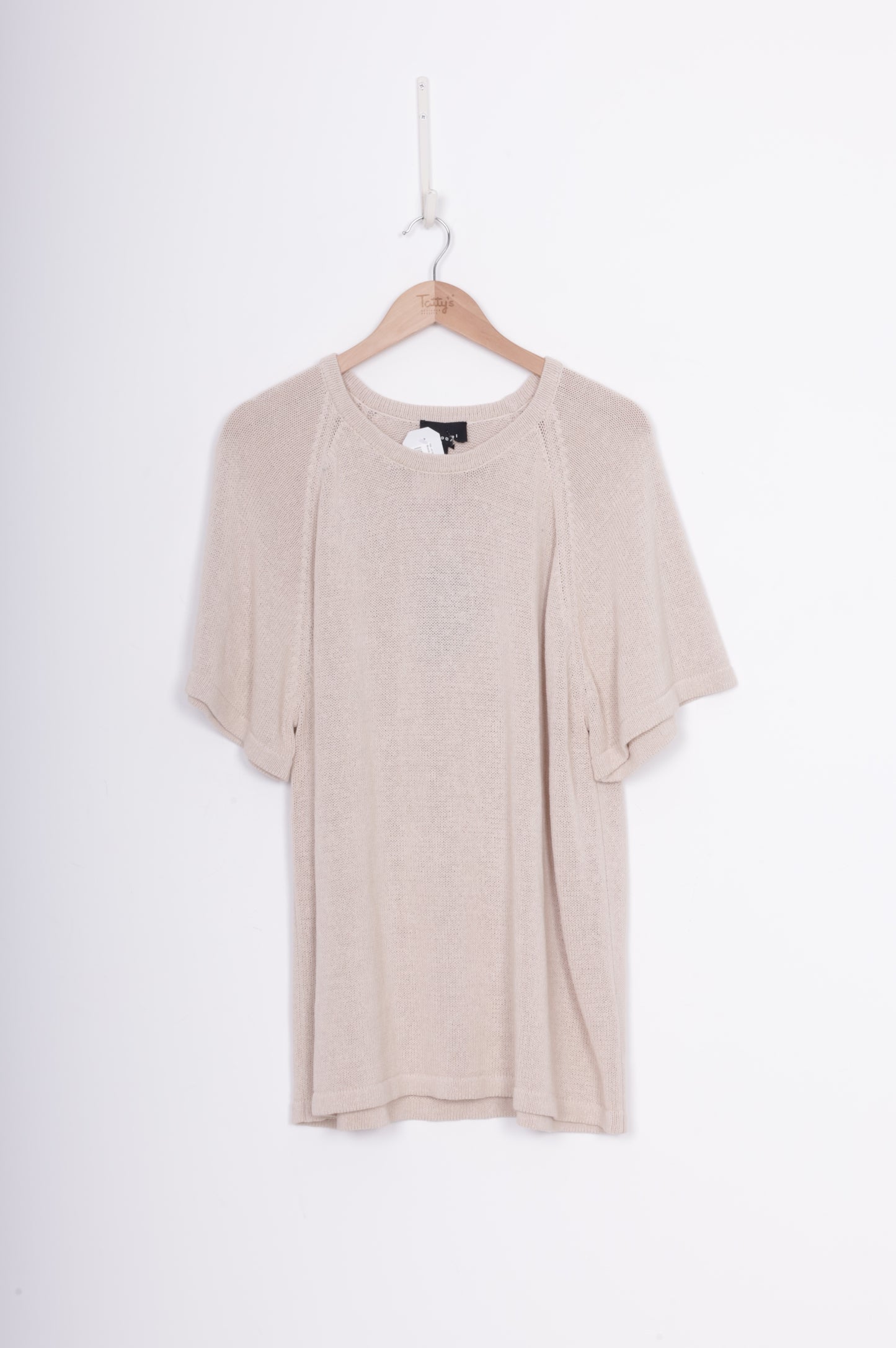 Moochi Womens Beige Top Size L