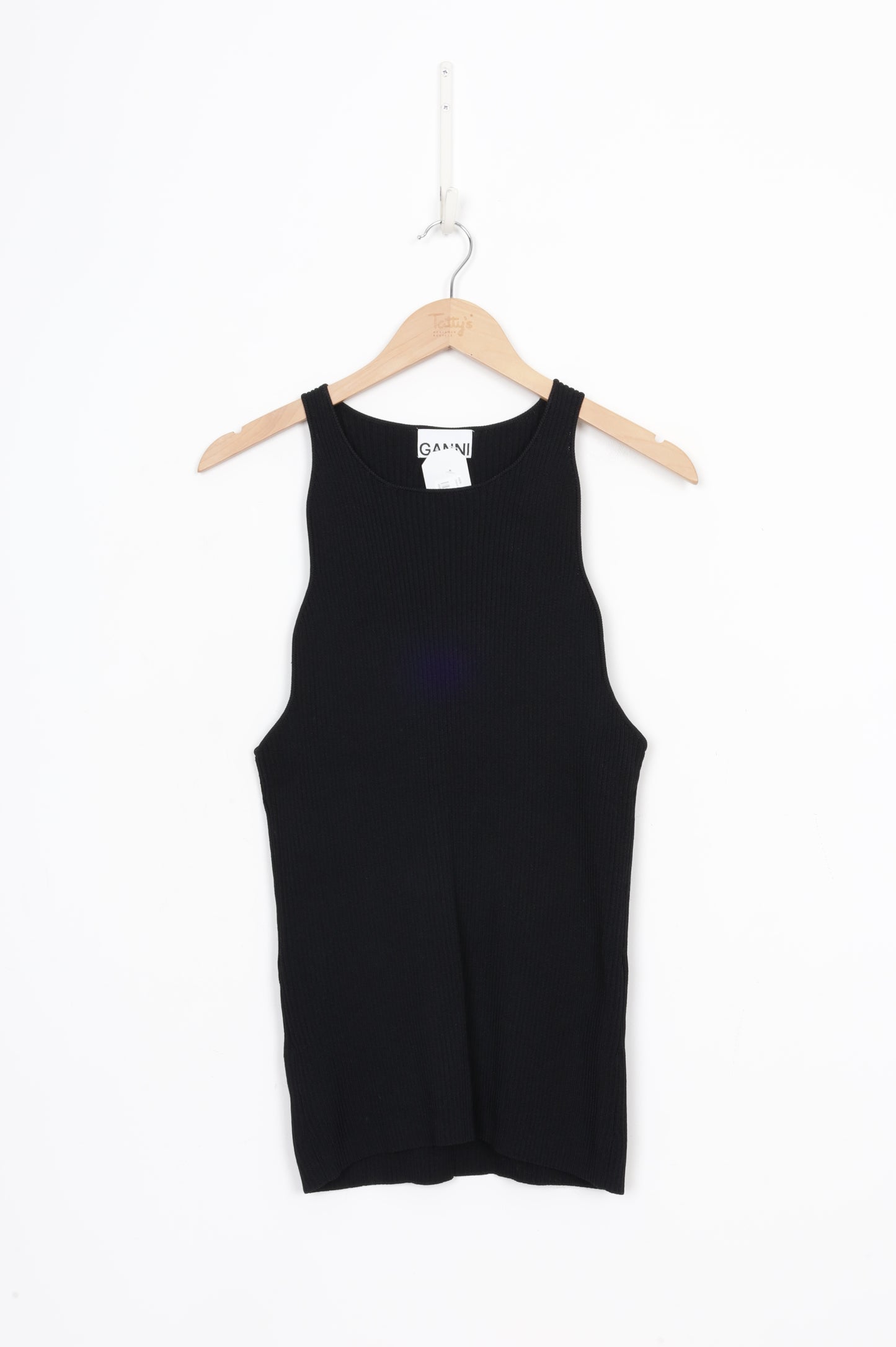 Ganni Womens Black Top Size XL