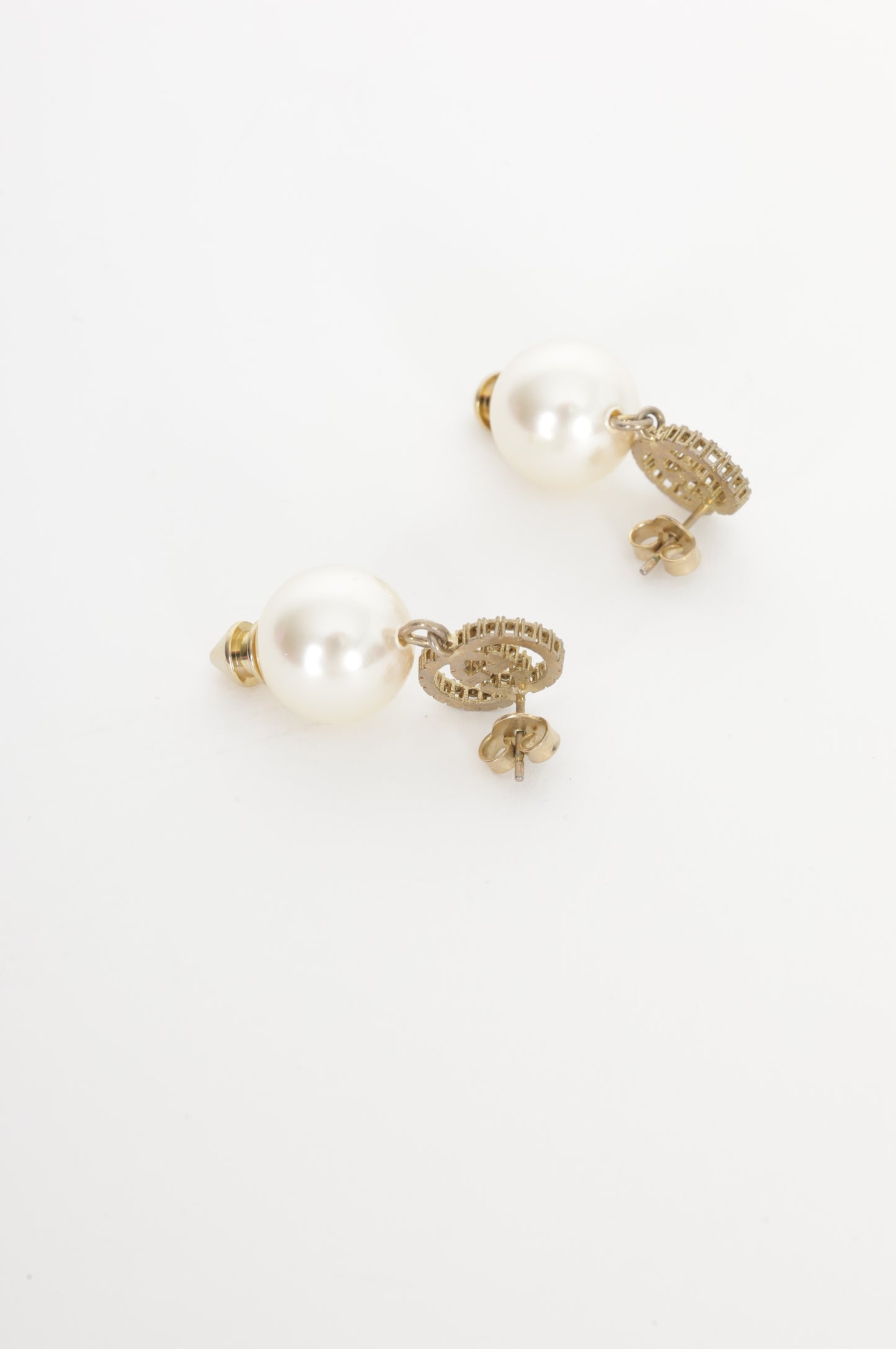 Gucci Womens Metallic Earrings Size O/S