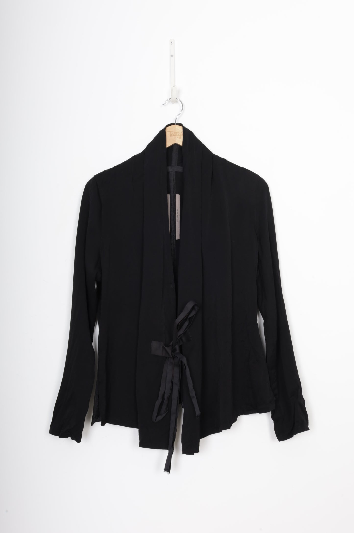 Rick Owens Womens Black Jacket Size 16