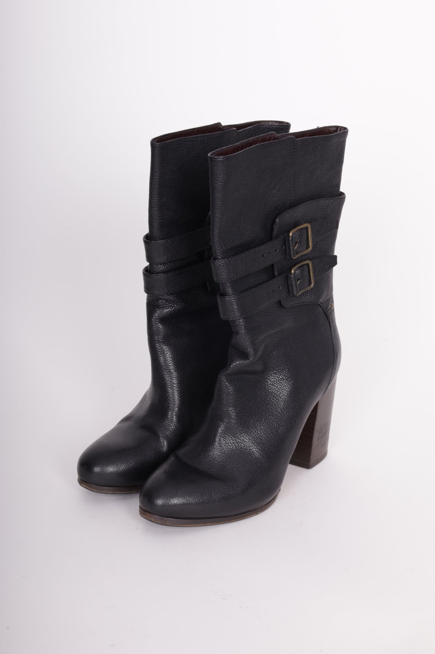 Vanessabruno Womens Black Boots Size EU 38