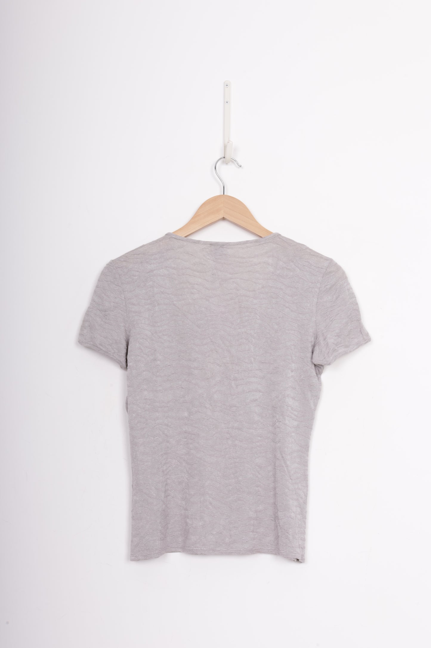 Armani Collezioni Womens Grey Top Size 44