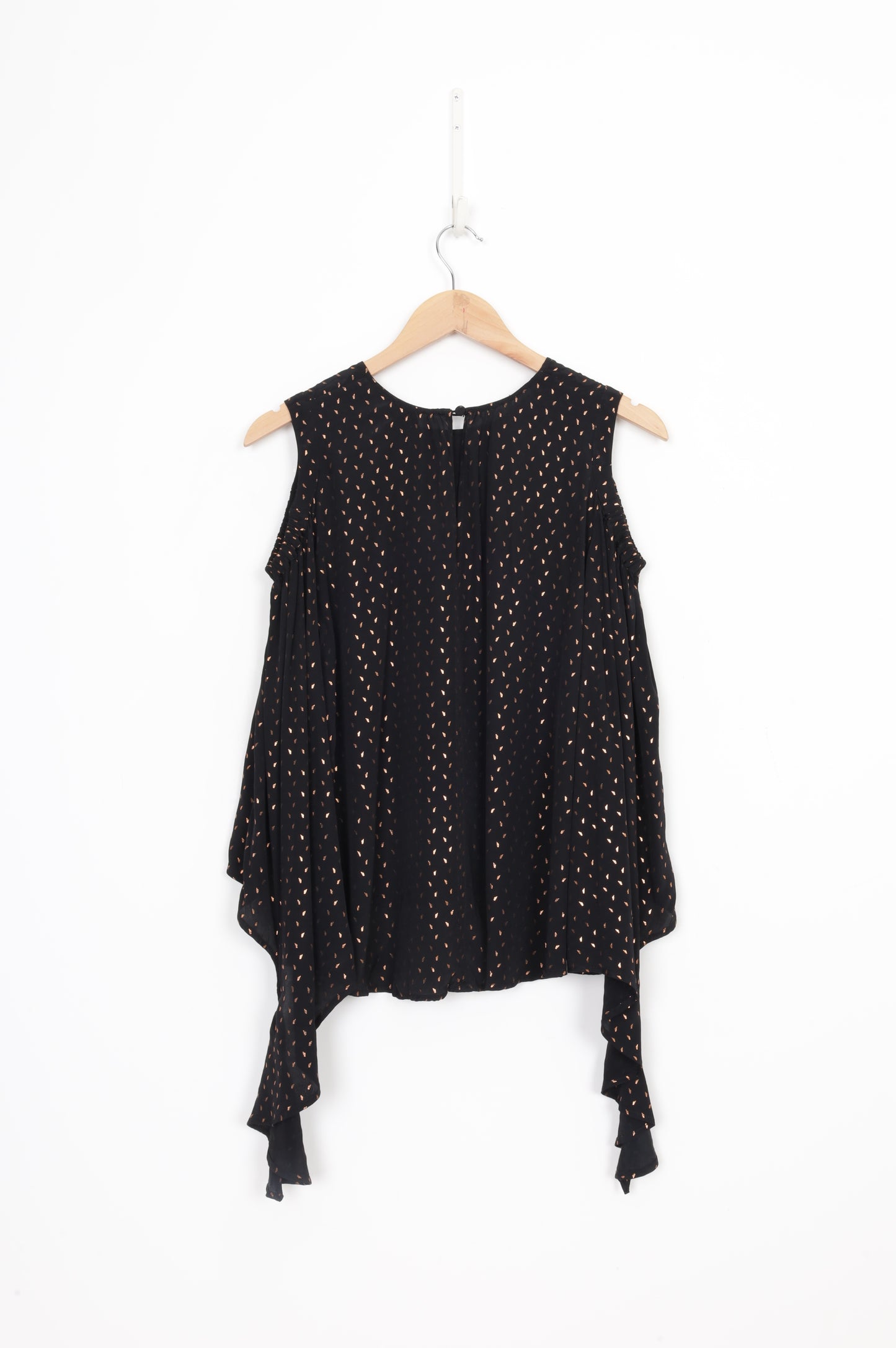 Moochi Womens Black Top Size 8
