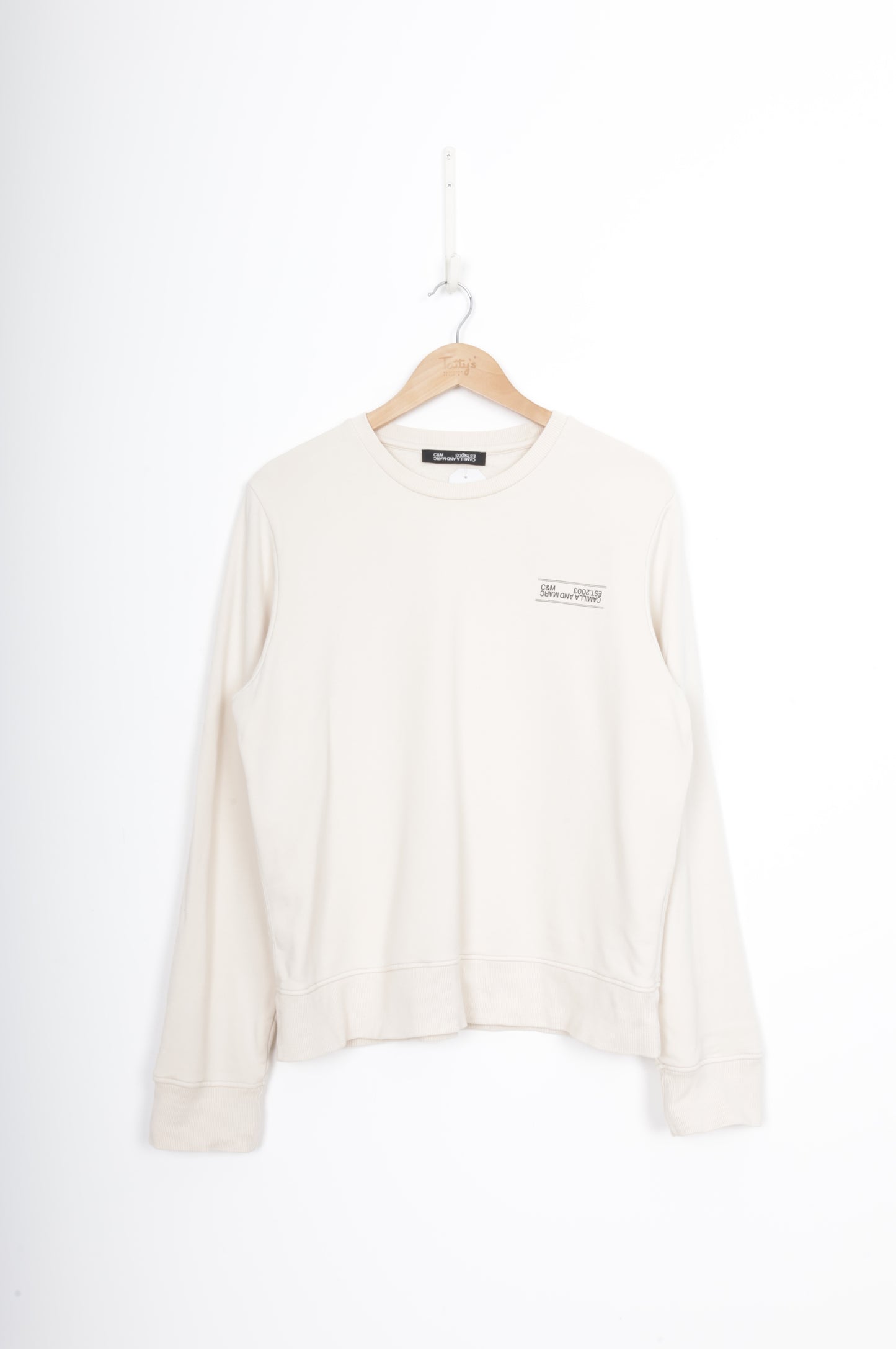 C&M camilla and marc Womens Beige Sweatshirt Size EU 38