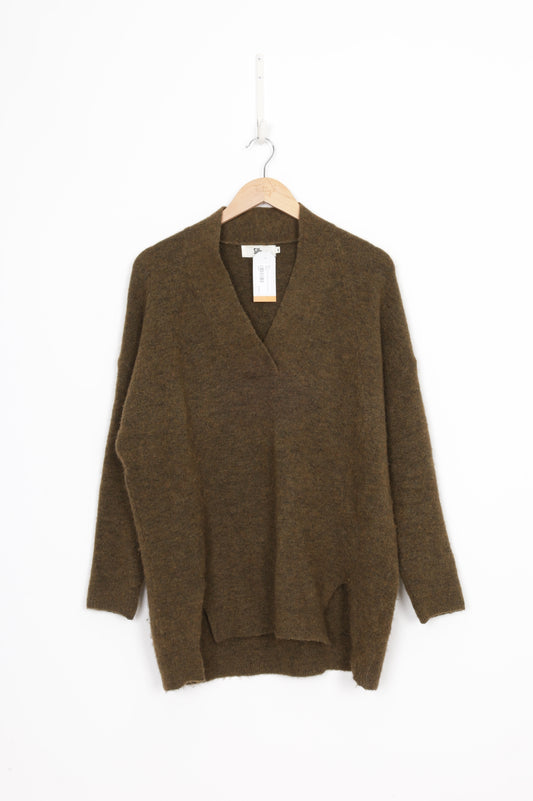 Sills Womens Green Jumper Size S