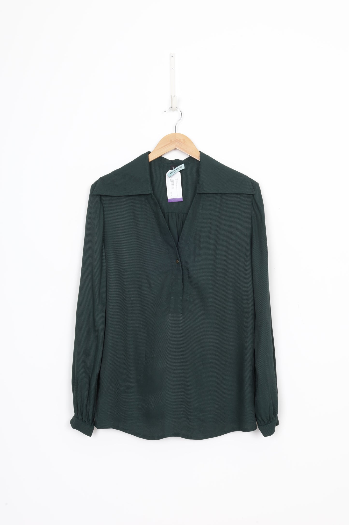 Kate Sylvester Womens Green Blouse Size 10