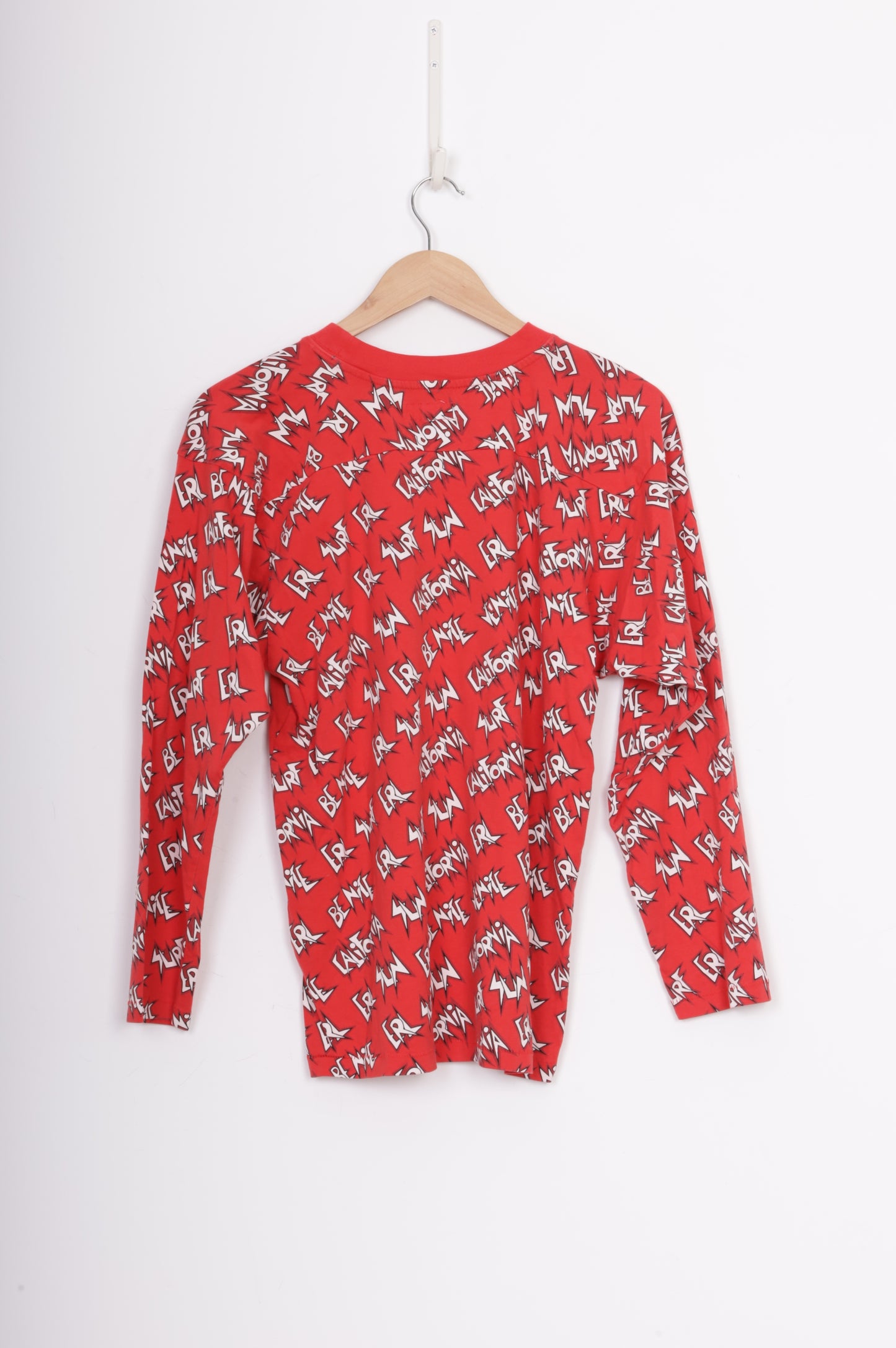 ERL Venice Beach California Womens Red Top Size M
