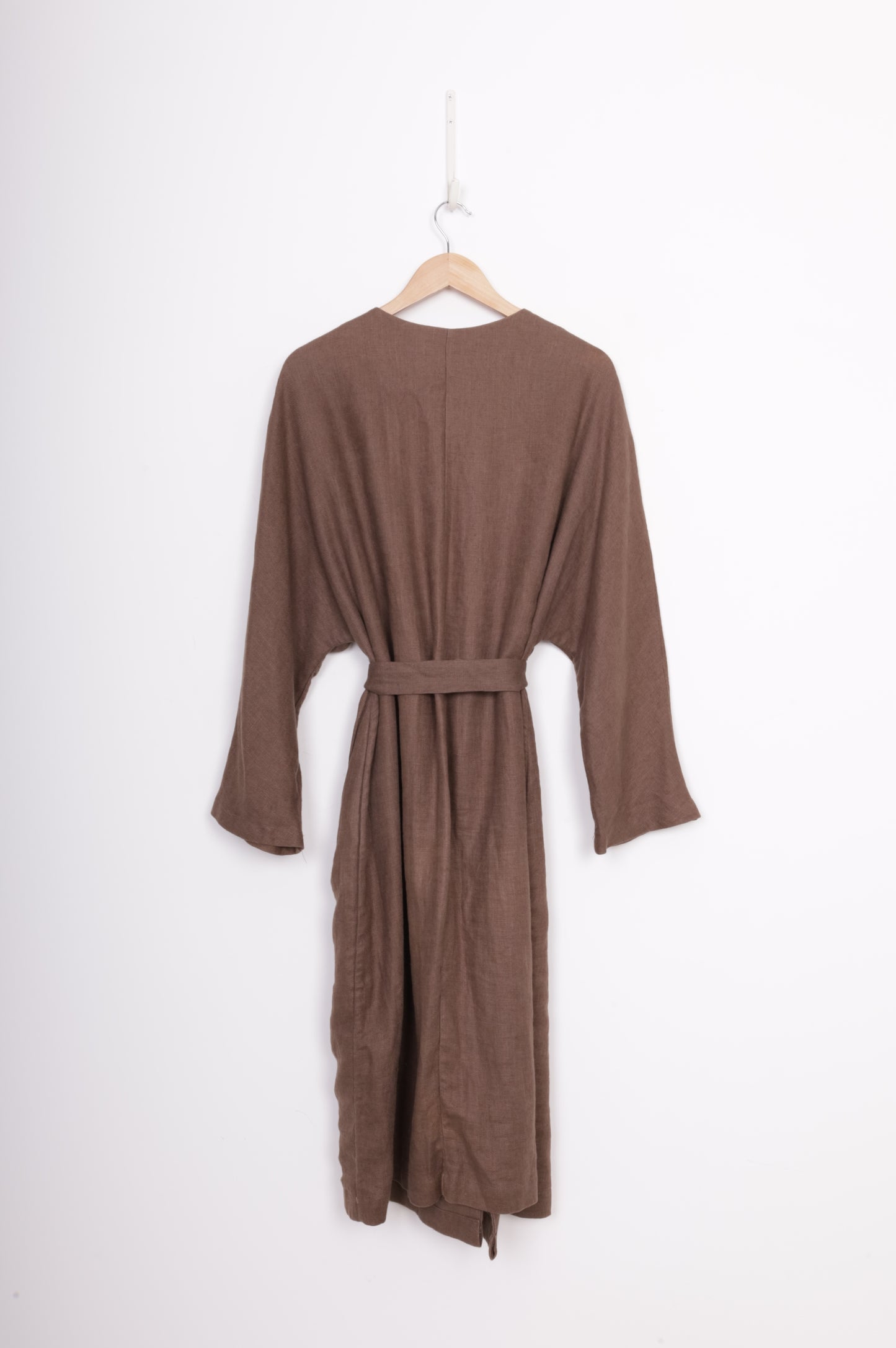 Verso Womens Brown Coat Size L