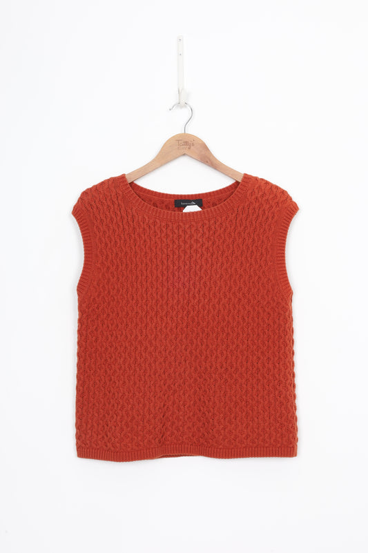 Karen Walker Womens Brown Vest Size 8