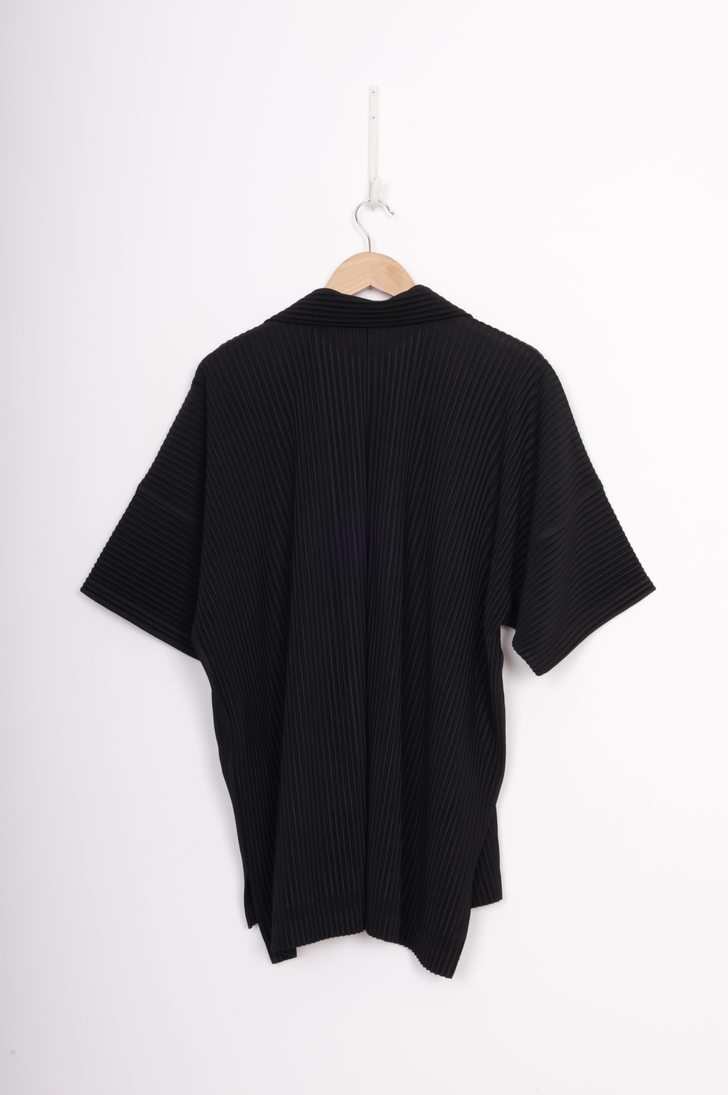 Homme Plisse Issey Miyake Mens Black Shirt Size 4
