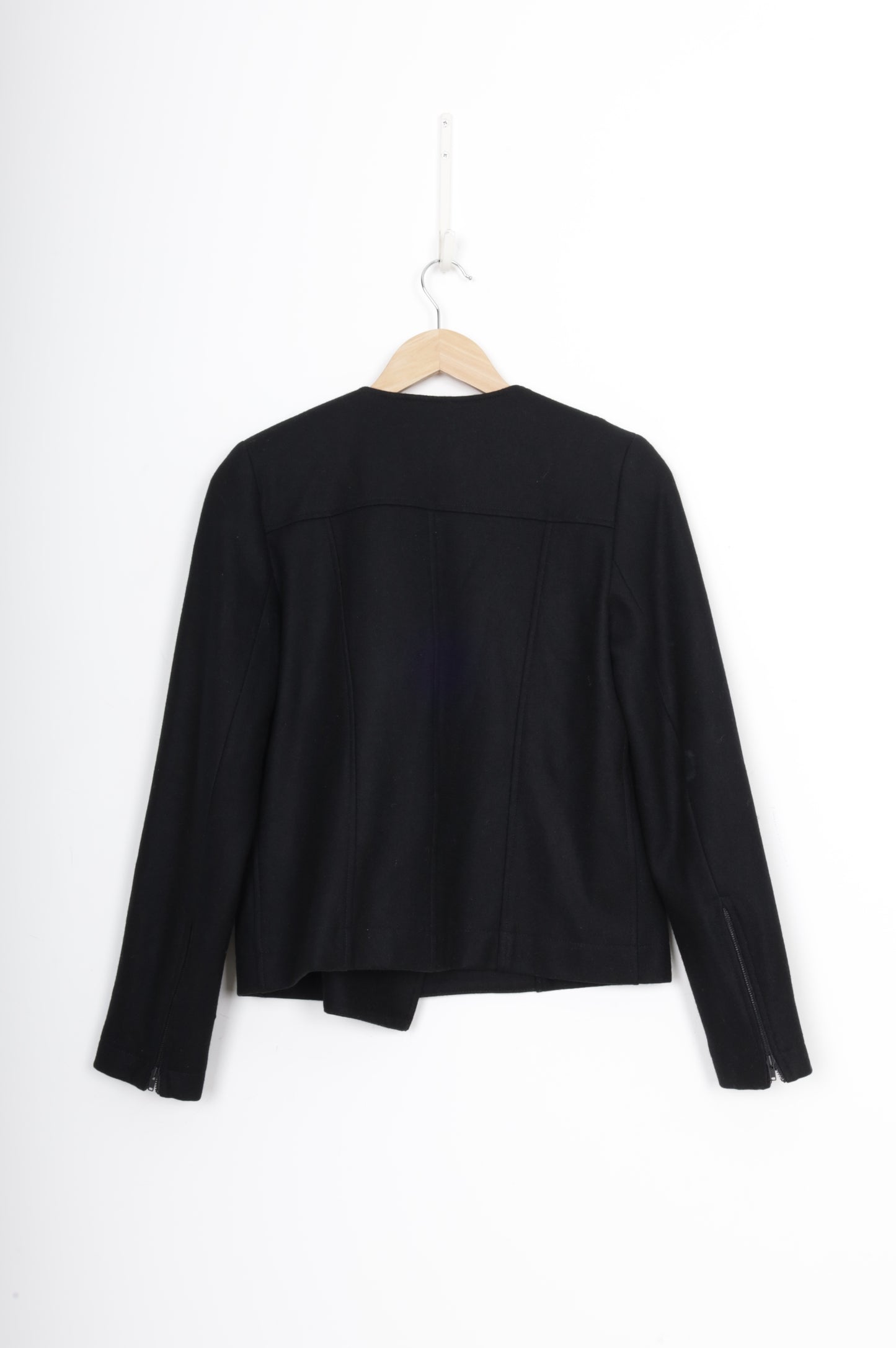 juliette hogan Womens Black Jacket Size 10