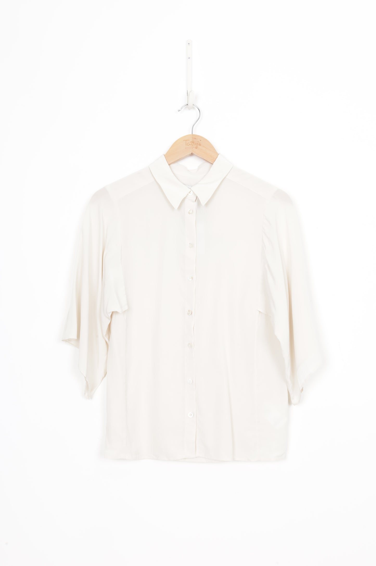 Reiss Womens Cream Shirt Size 8