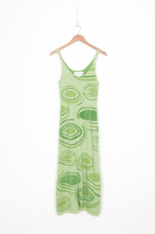 House of Sunny Womens Green Dress Size 8